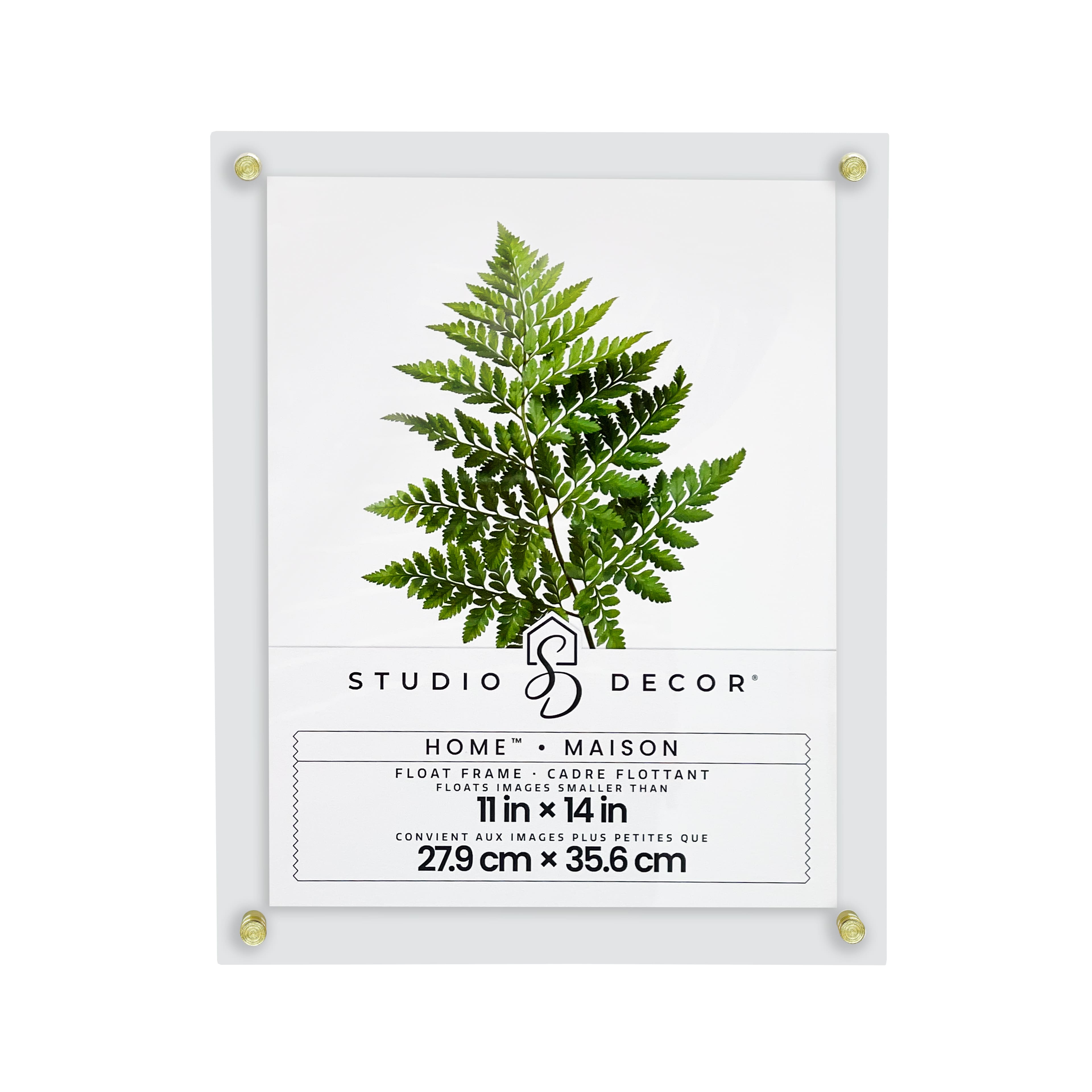 Home™ 11" x 14" Clear Float Frame by Studio Décor®