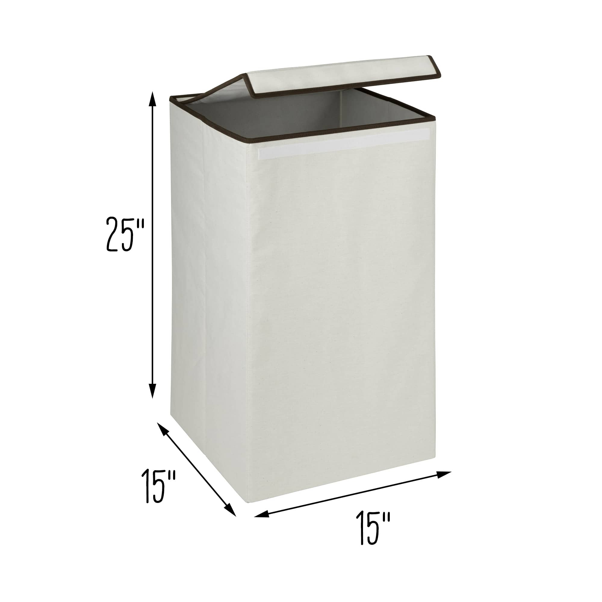 Honey Can Do Collapsible Square Hamper With Lid