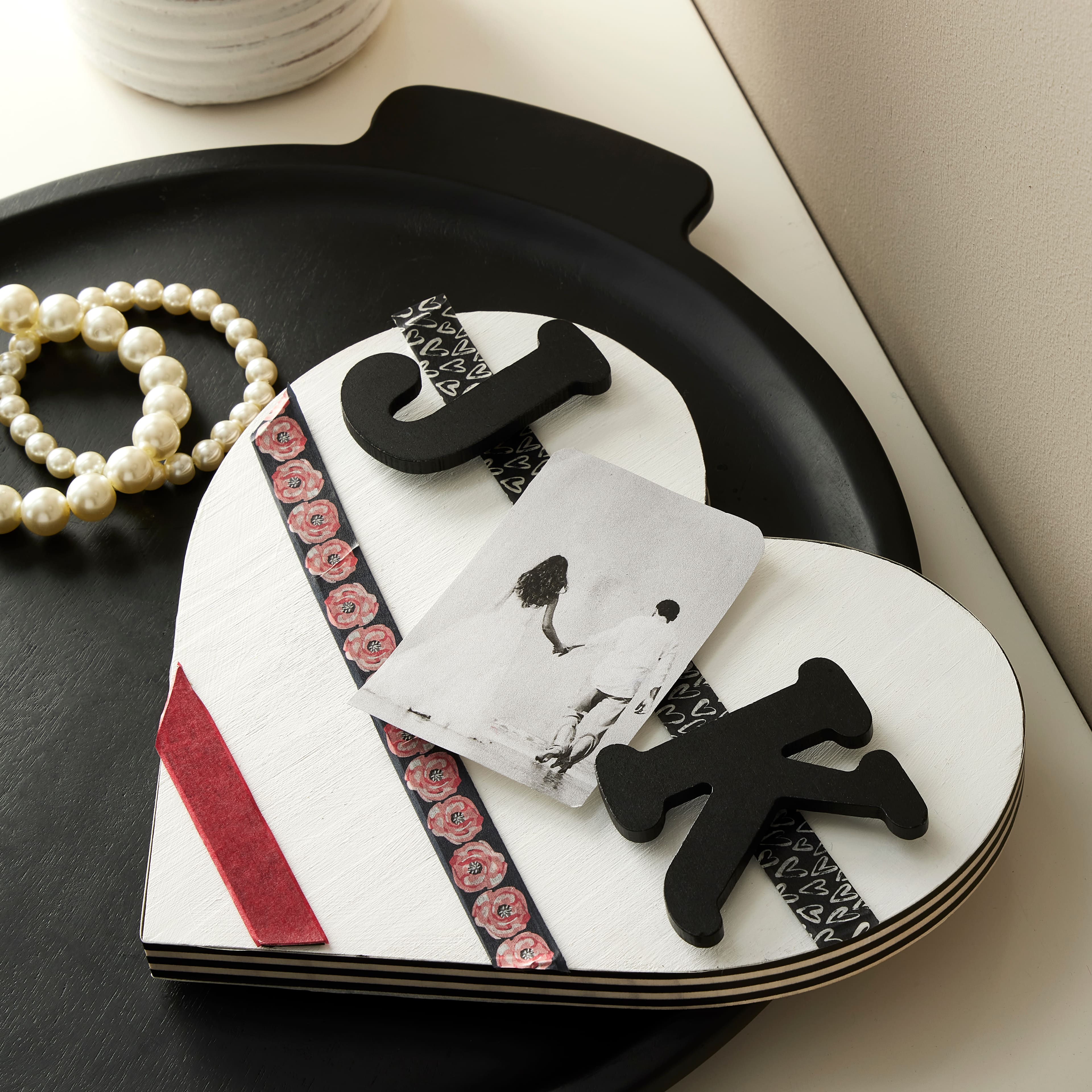 12 Pack: 2.5&#x22; Black MDF Whimsy Letter by Make Market&#xAE;