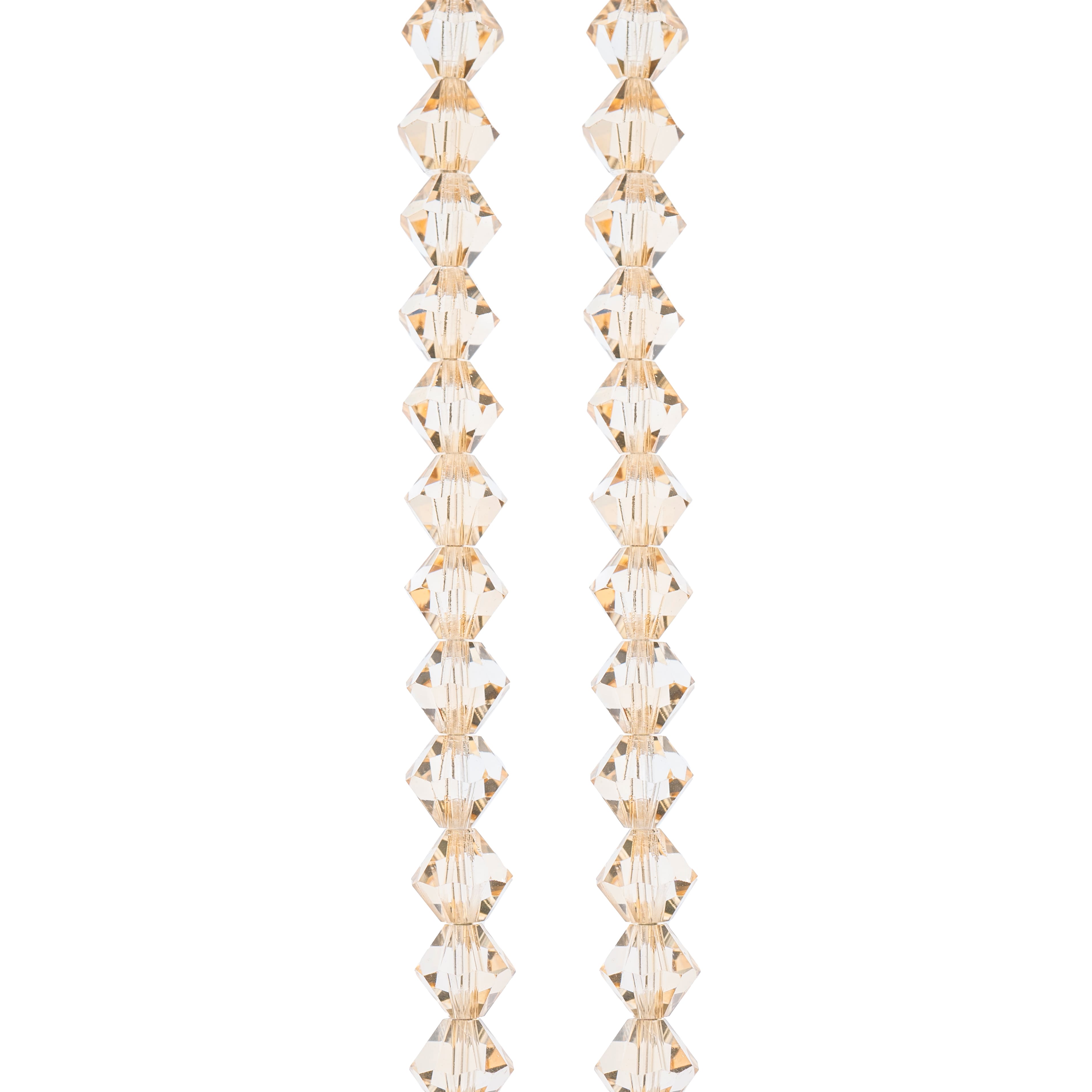 12 Pack: Preciosa Glass Crystal Bicone Beads, 6mm by Bead Landing™