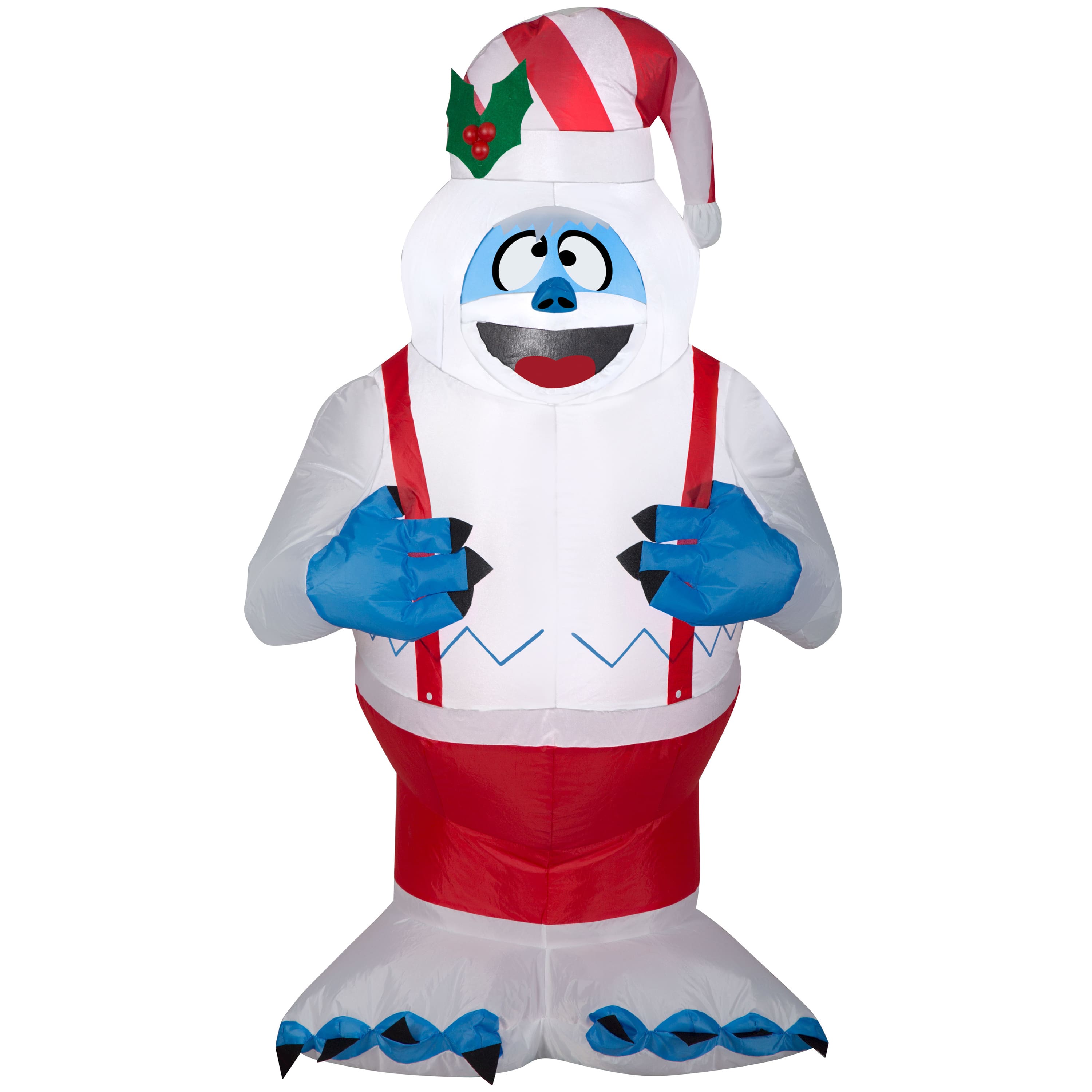 3.5ft. Airblown® Inflatable Christmas Rudolph Bumble in Suspenders