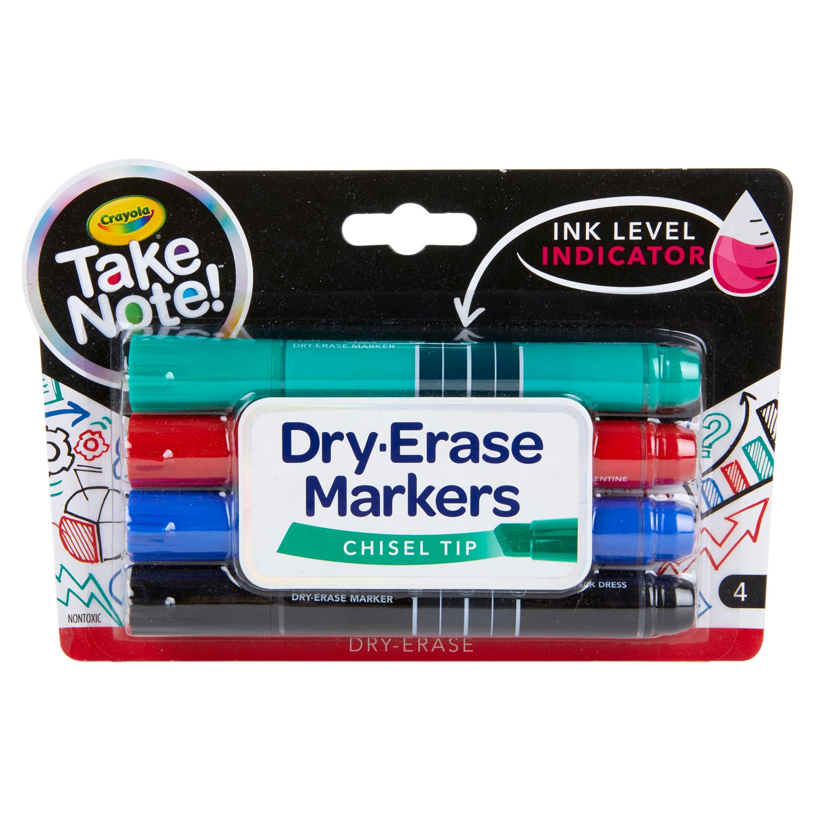 Buy Crayola® Visi Max Dry-Erase Markers, Black (Pack of 12) at S&S Worldwide