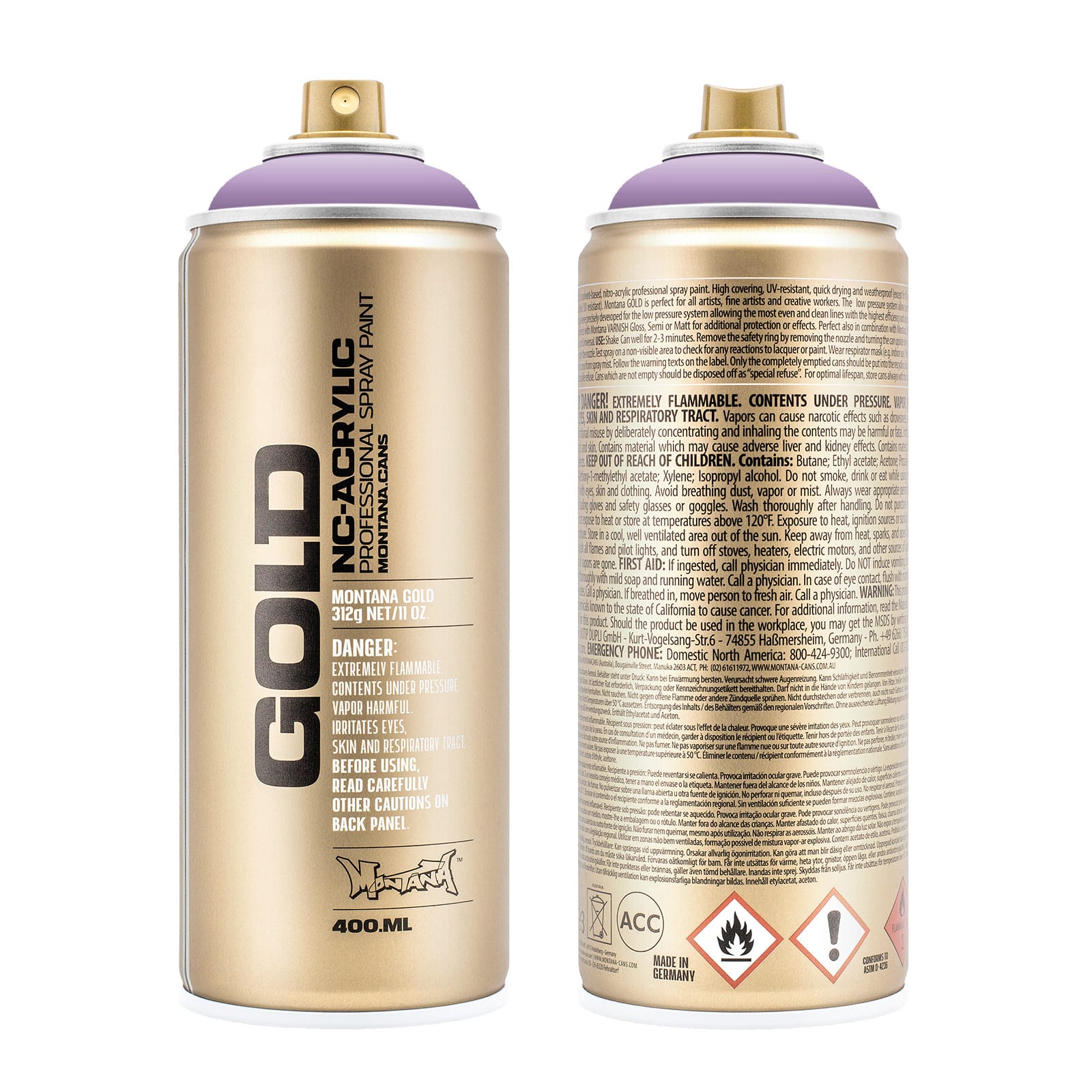 Montana&#x2122; Gold Acrylic Professional Spray Paint