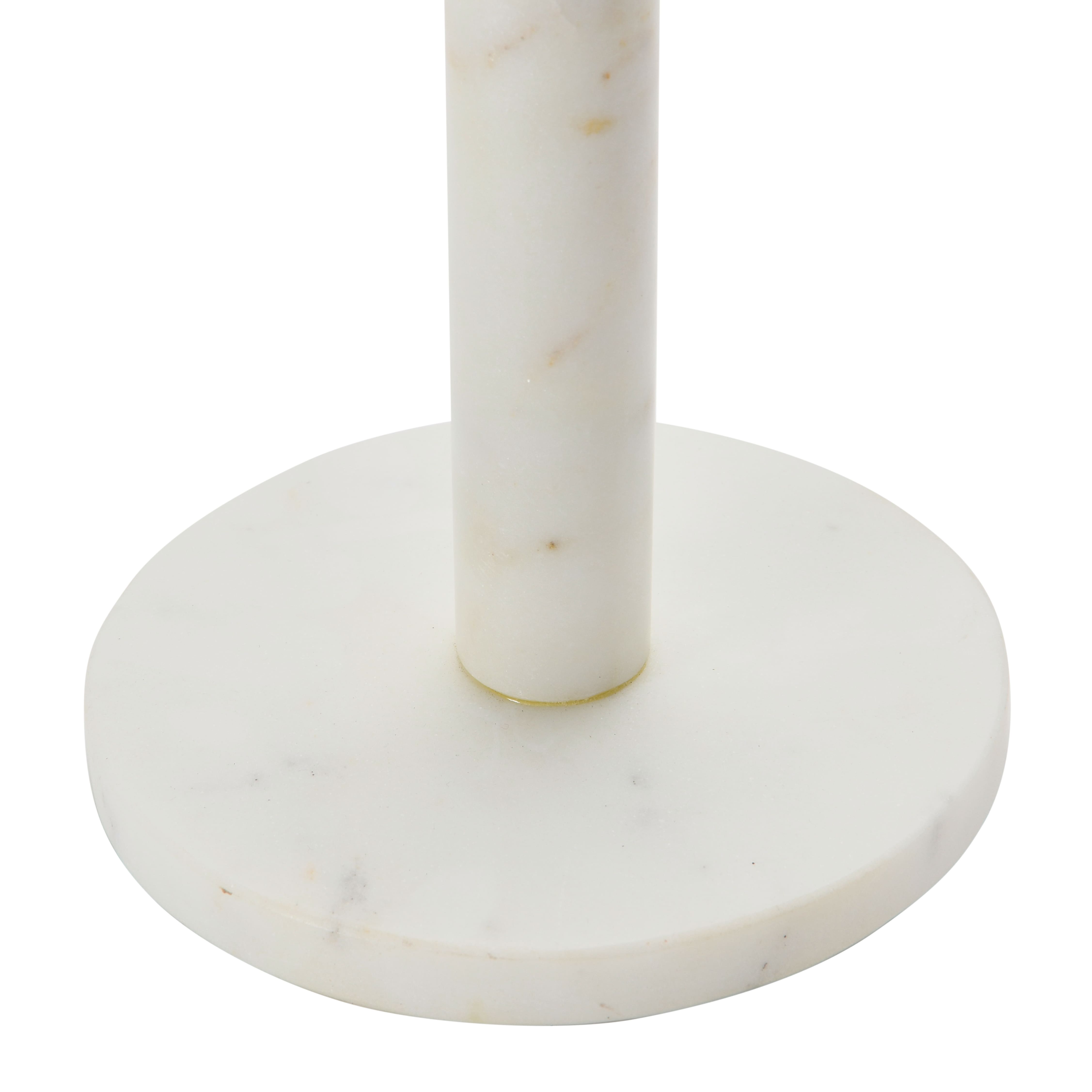 Hello Honey® 12" Modern Marble with Brass Detail Paper Towel Holder