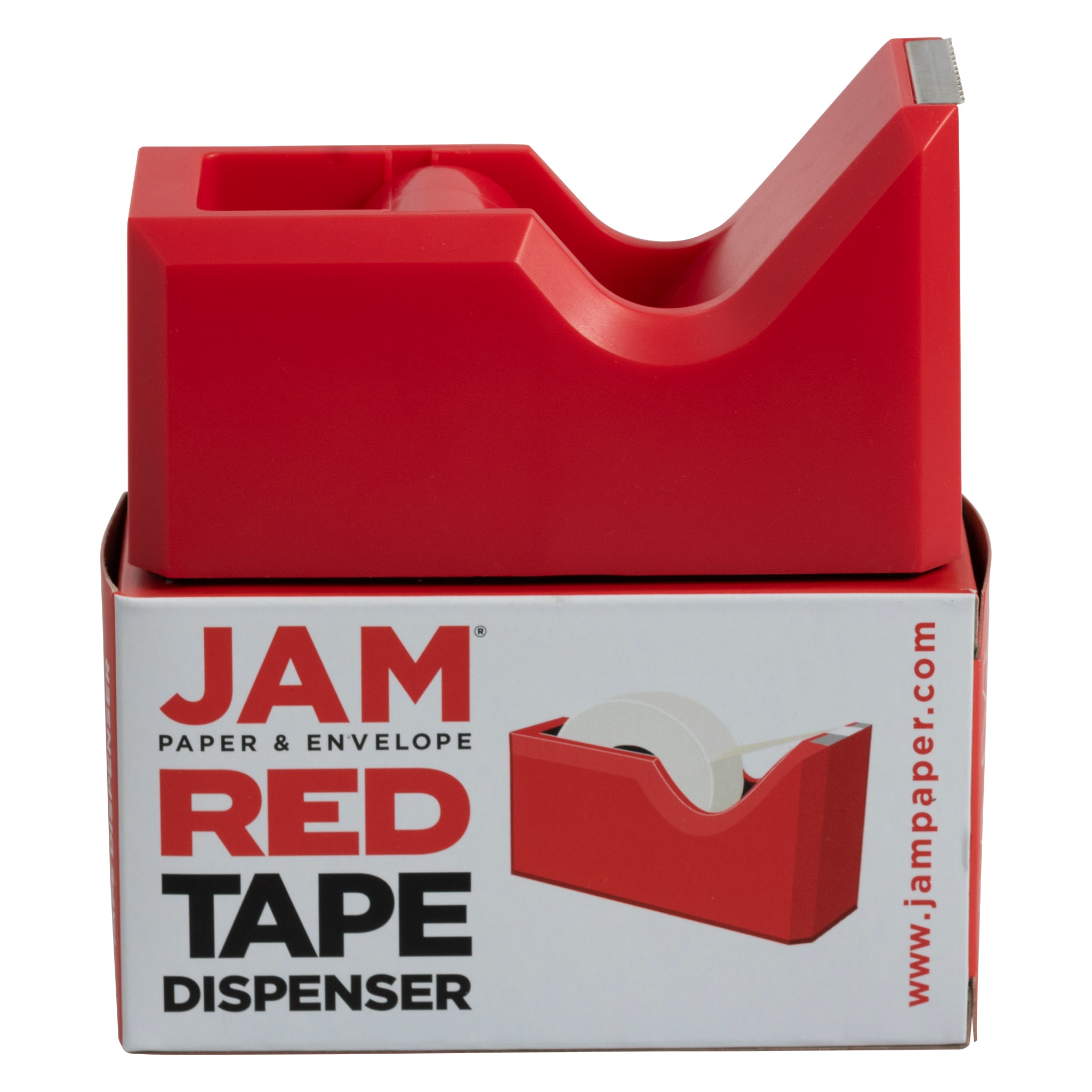 JAM PAPER Colorful Desk Tape Dispensers - Purple - Sold Individually