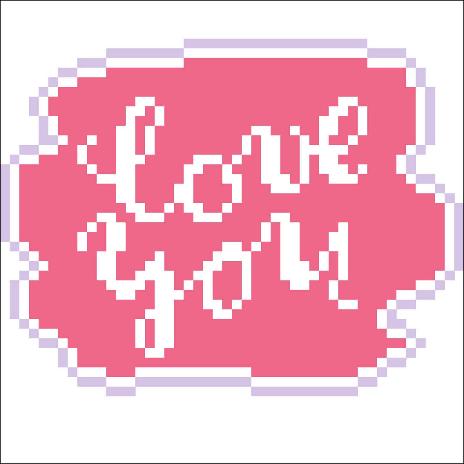 Diamond Dotz® Love You Diamond Painting Mini Pillow Artwork Kit