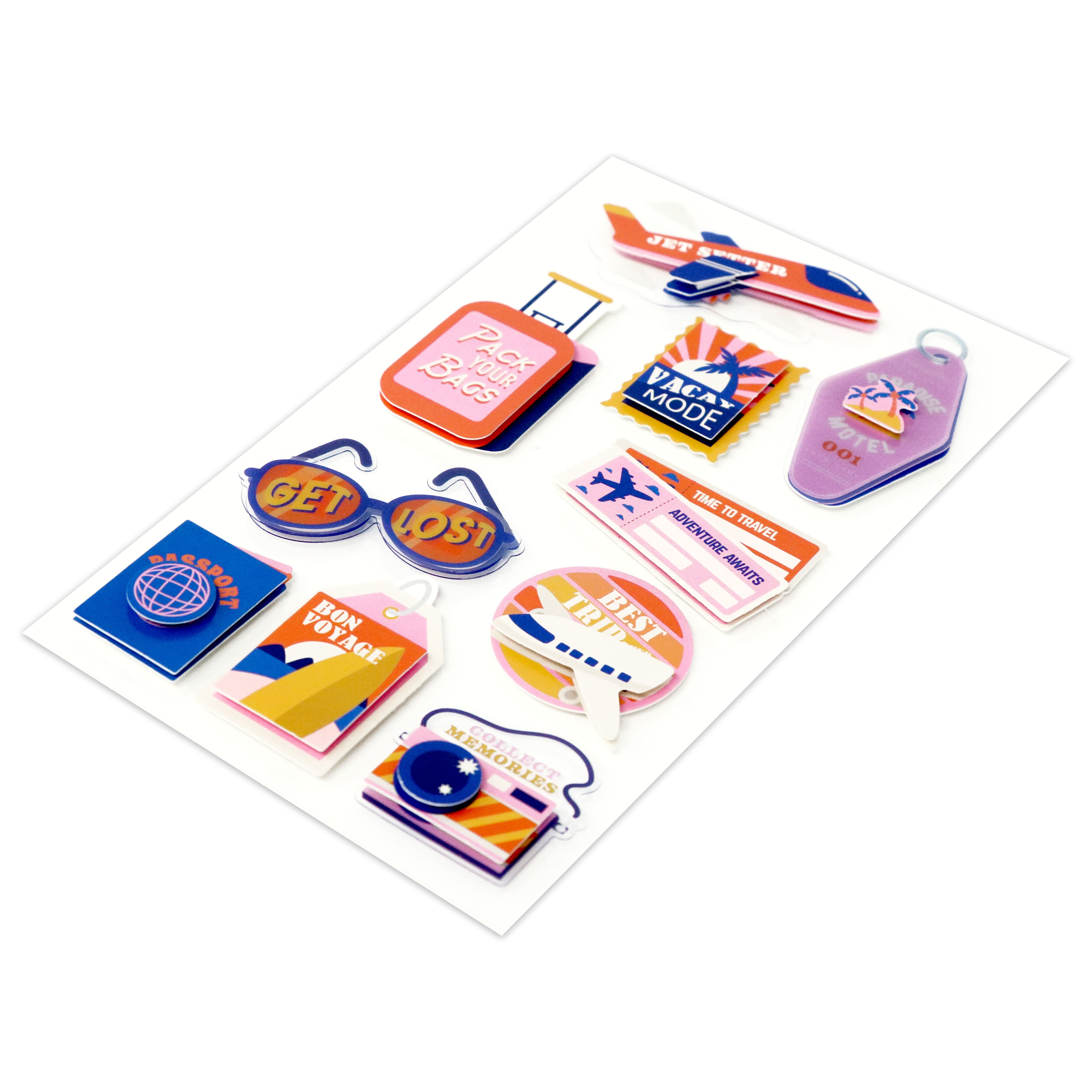Travel Passport Dimensional Stickers by Recollections&#x2122;
