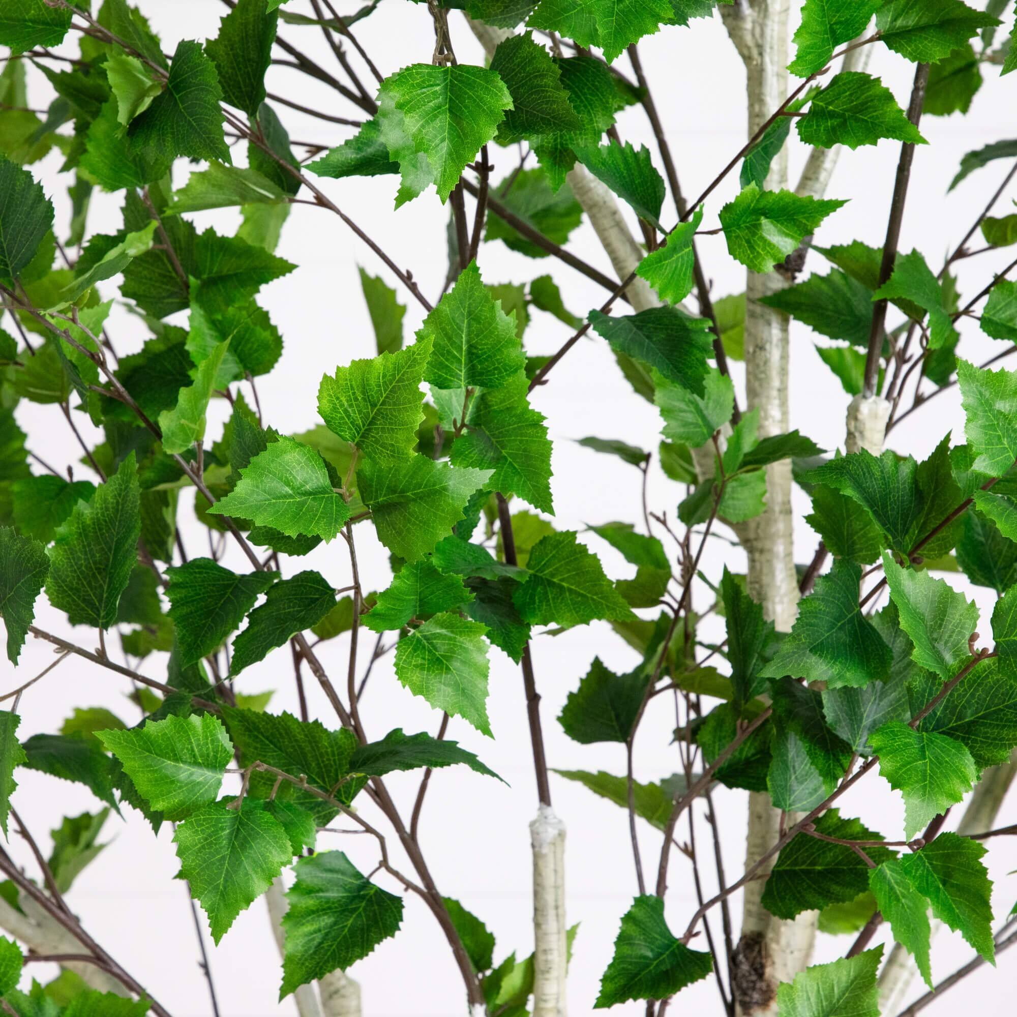 8ft. Artificial Birch Tree with Real Touch Leaves