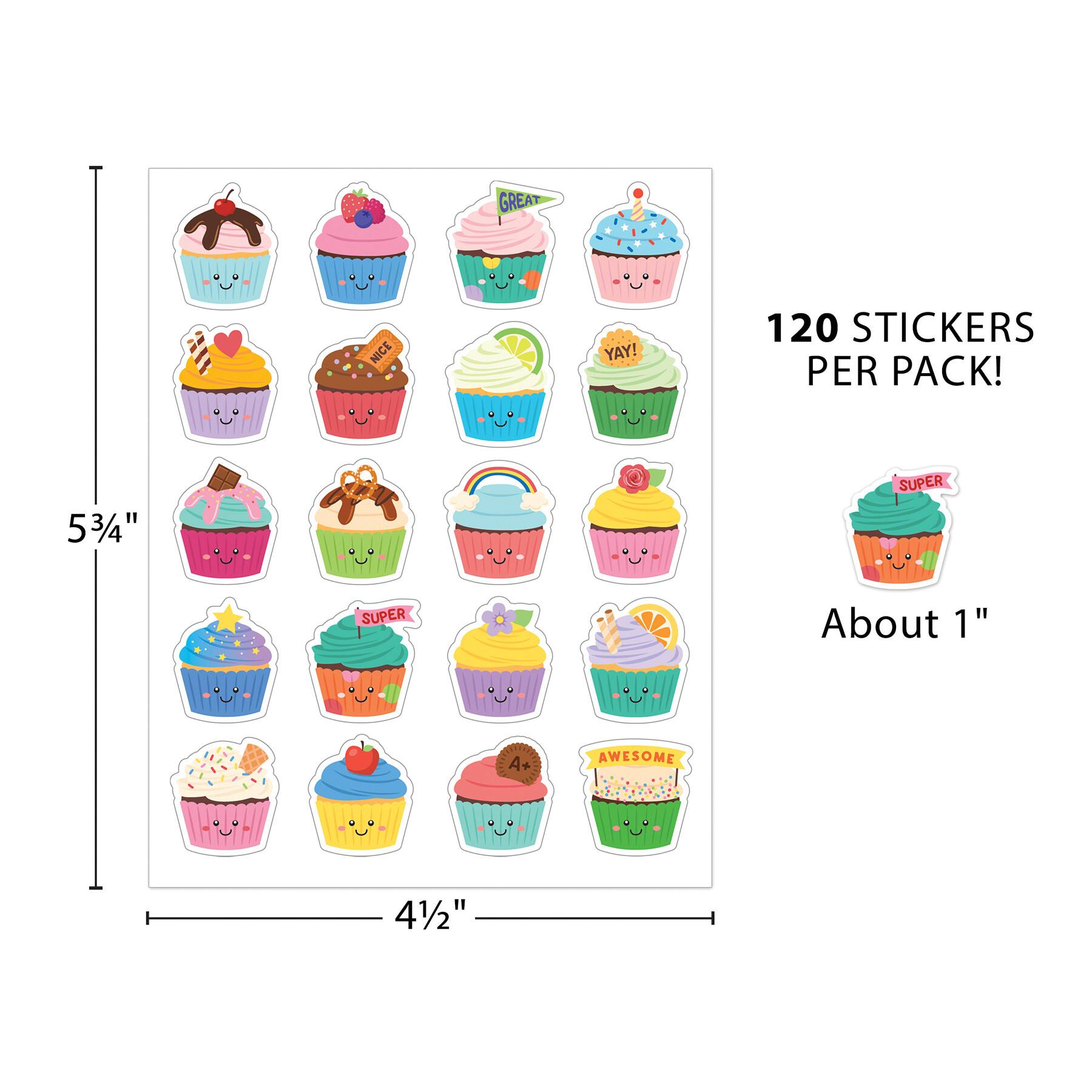 Teacher Created Resources® Cupcake Smelly Stickers, 6 Packs of 120