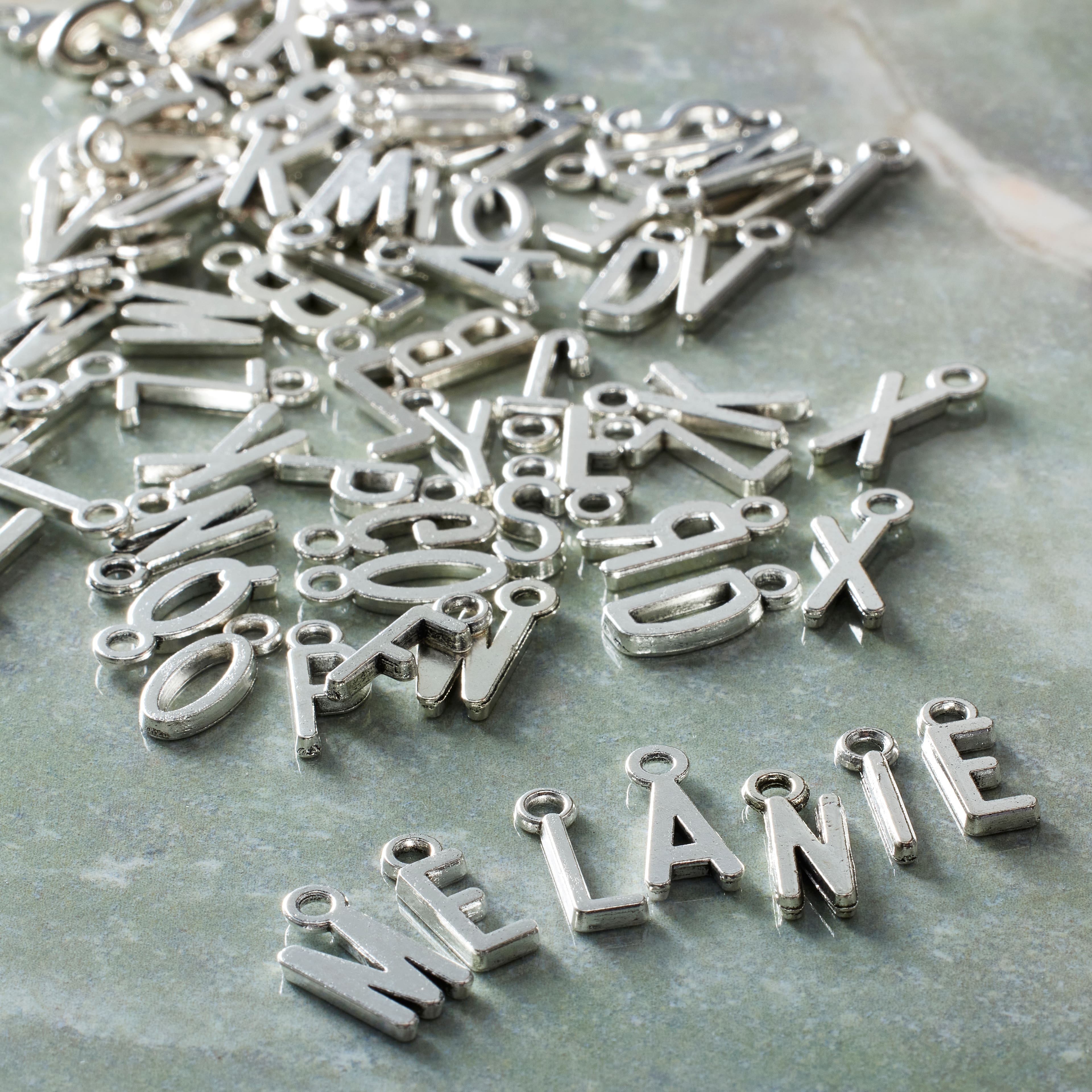 Bead Landing&#x2122; Metal Letter Charms