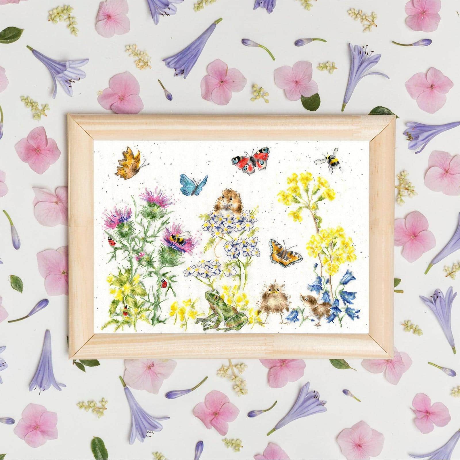 Bothy Threads Wildflower Memories Counted Cross Stitch Kit