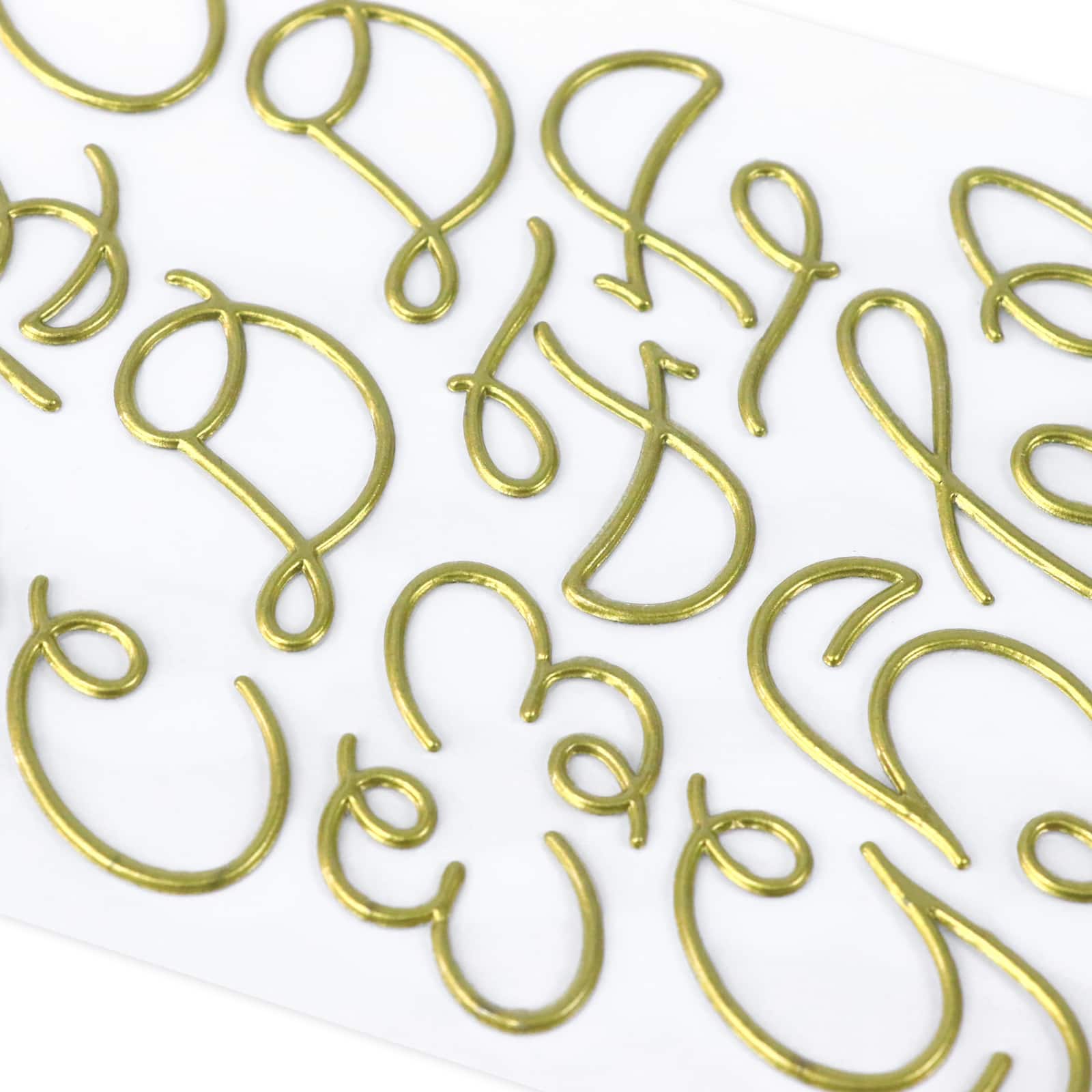 Gold Glitter Puffy Alphabet Stickers by Recollections™, Michaels