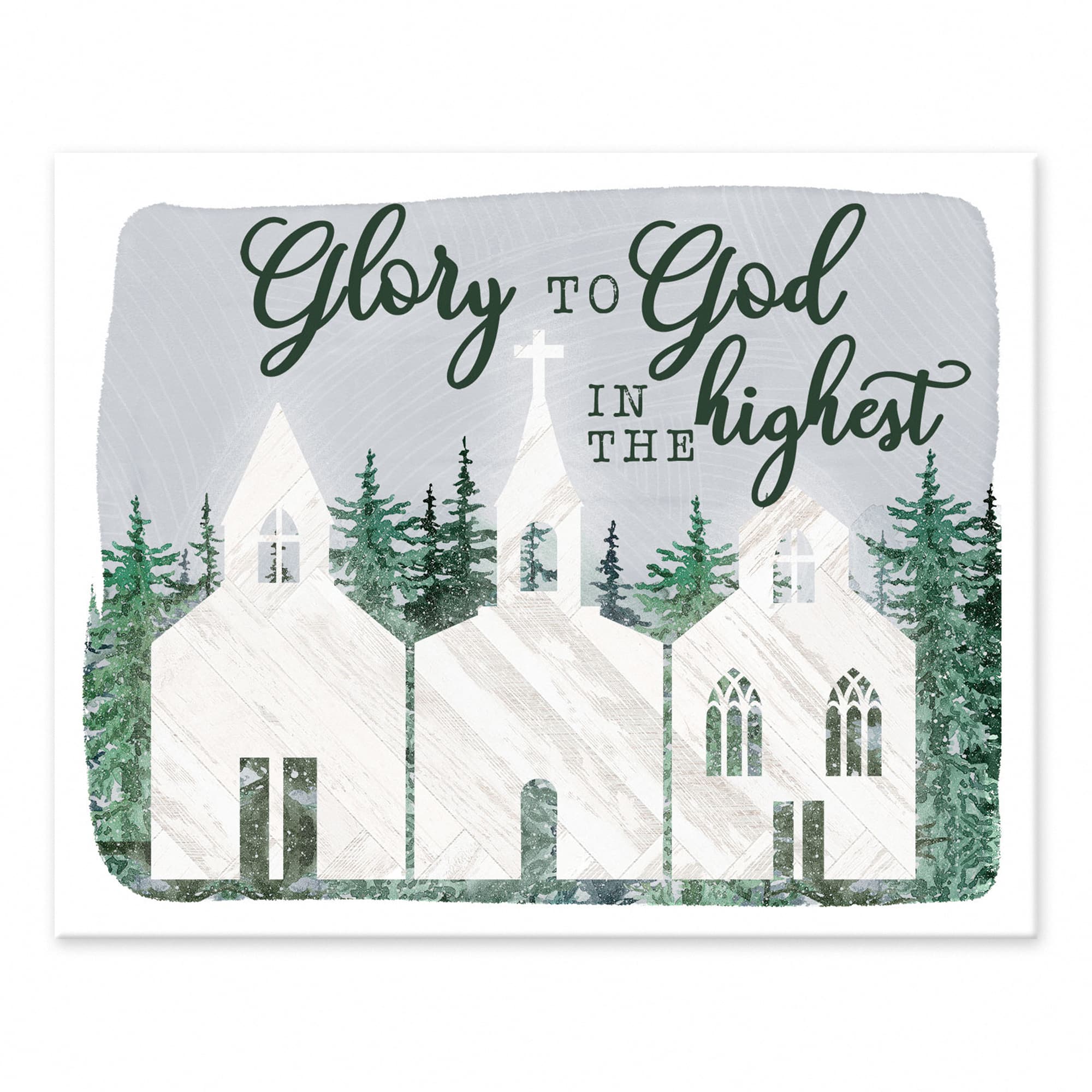 Glory God Churches Tabletop Canvas