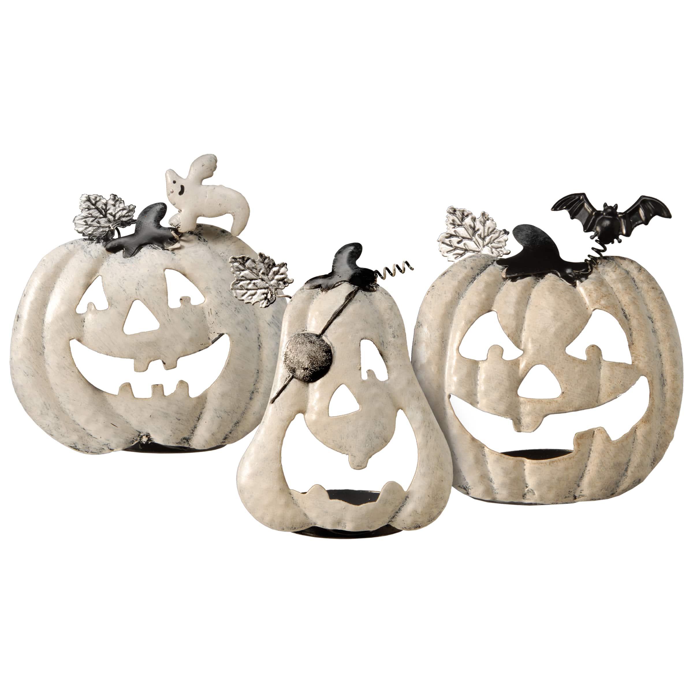 3-Piece Pumpkin Candleholder Set | Michaels
