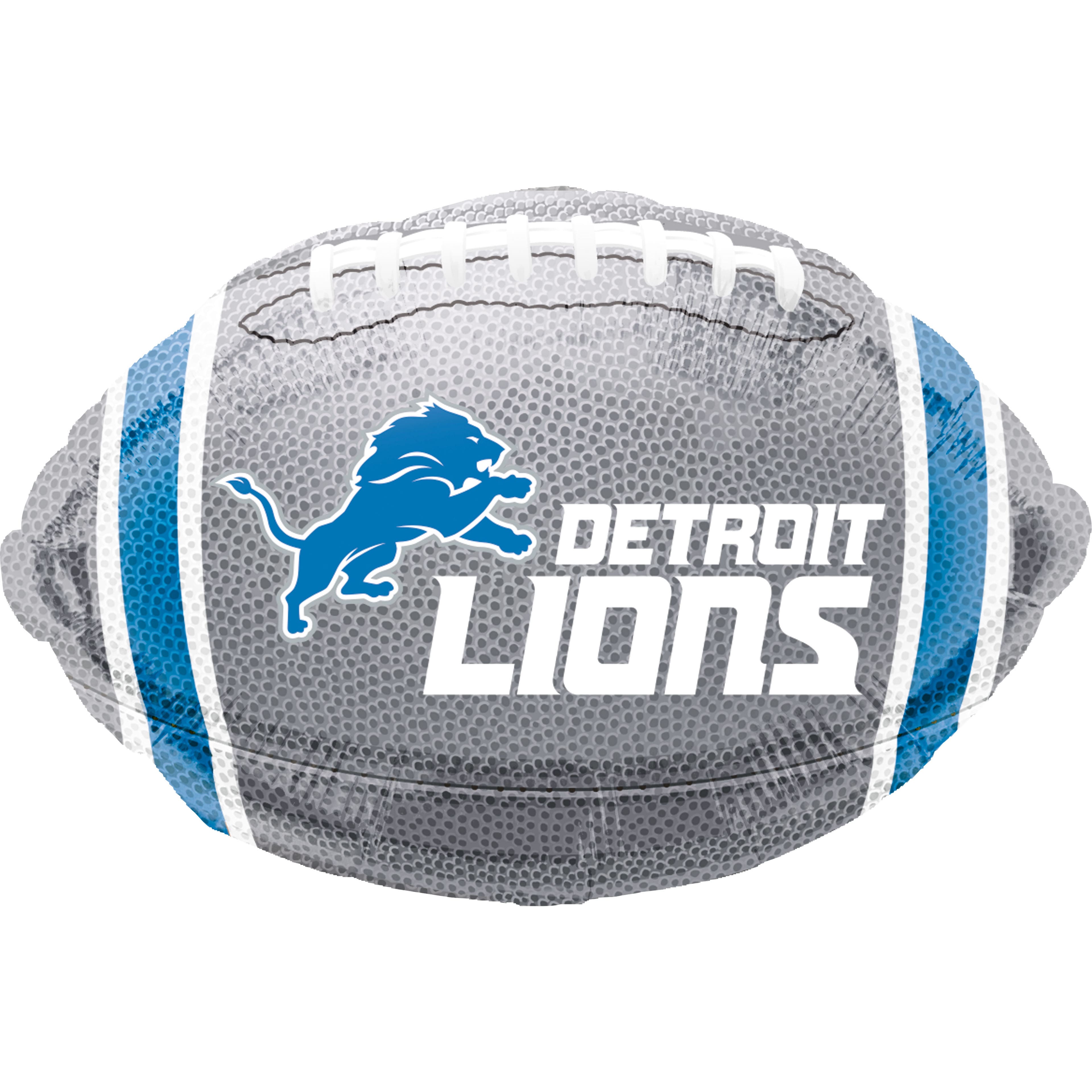 17" Detroit Lions Football Foil Balloon