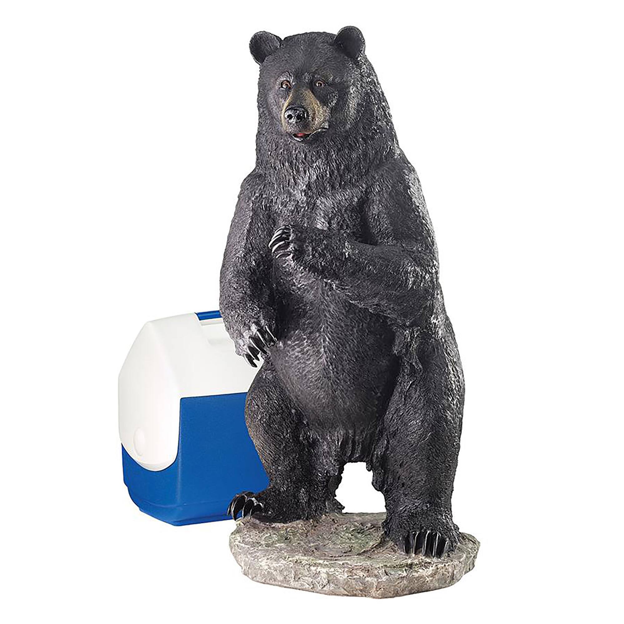 Design Toscano 28" Fishing for Trouble Bear Statue