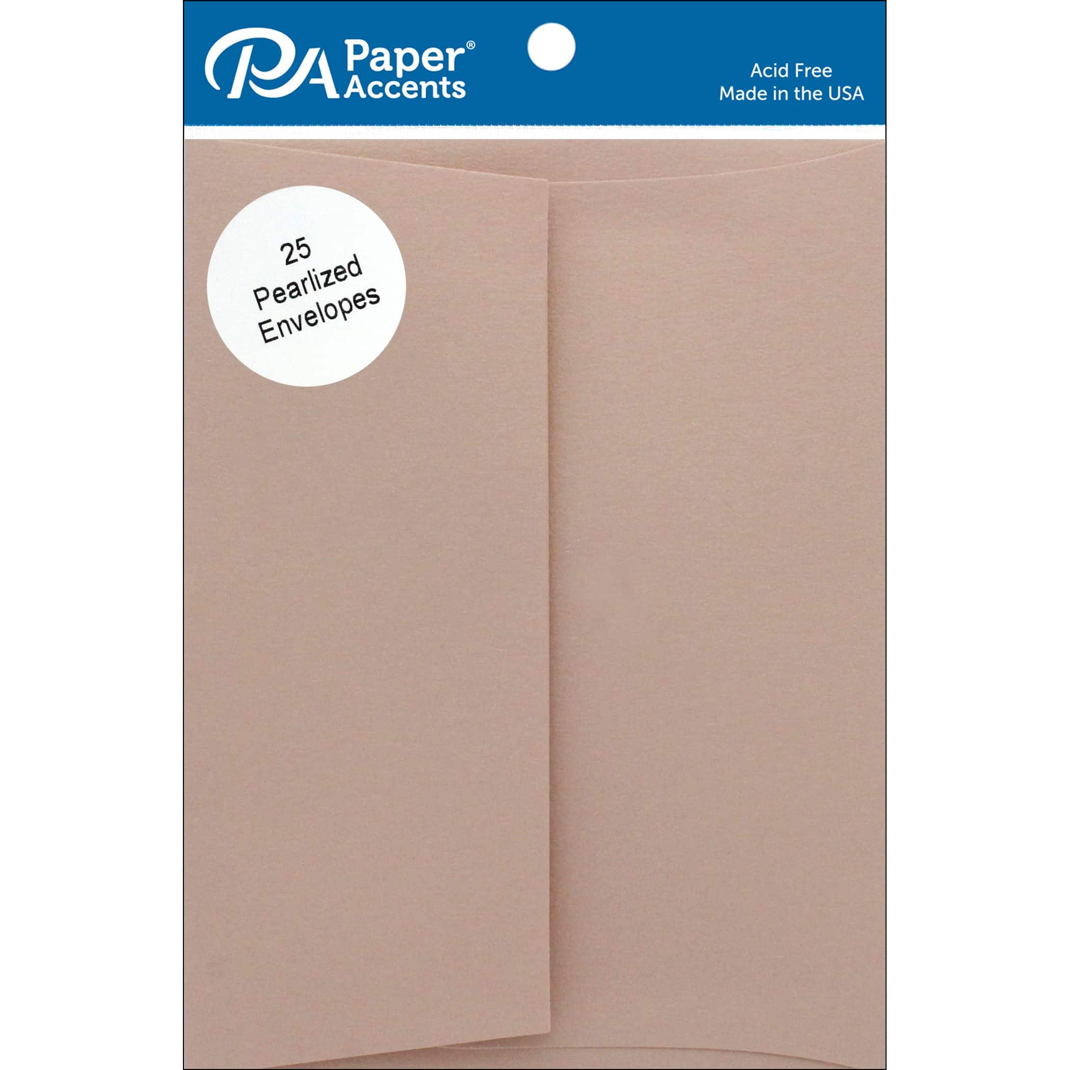 PA Paper™ Accents 4.38" x 5.75" Pearlized Envelope, 25ct.