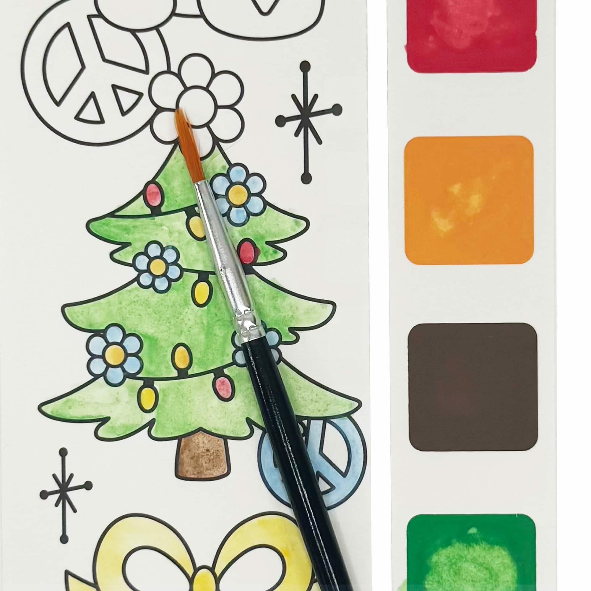 VIVID by Brea Reese&#xAE; Frosty Holiday Bookmark Watercolor Pad Kit