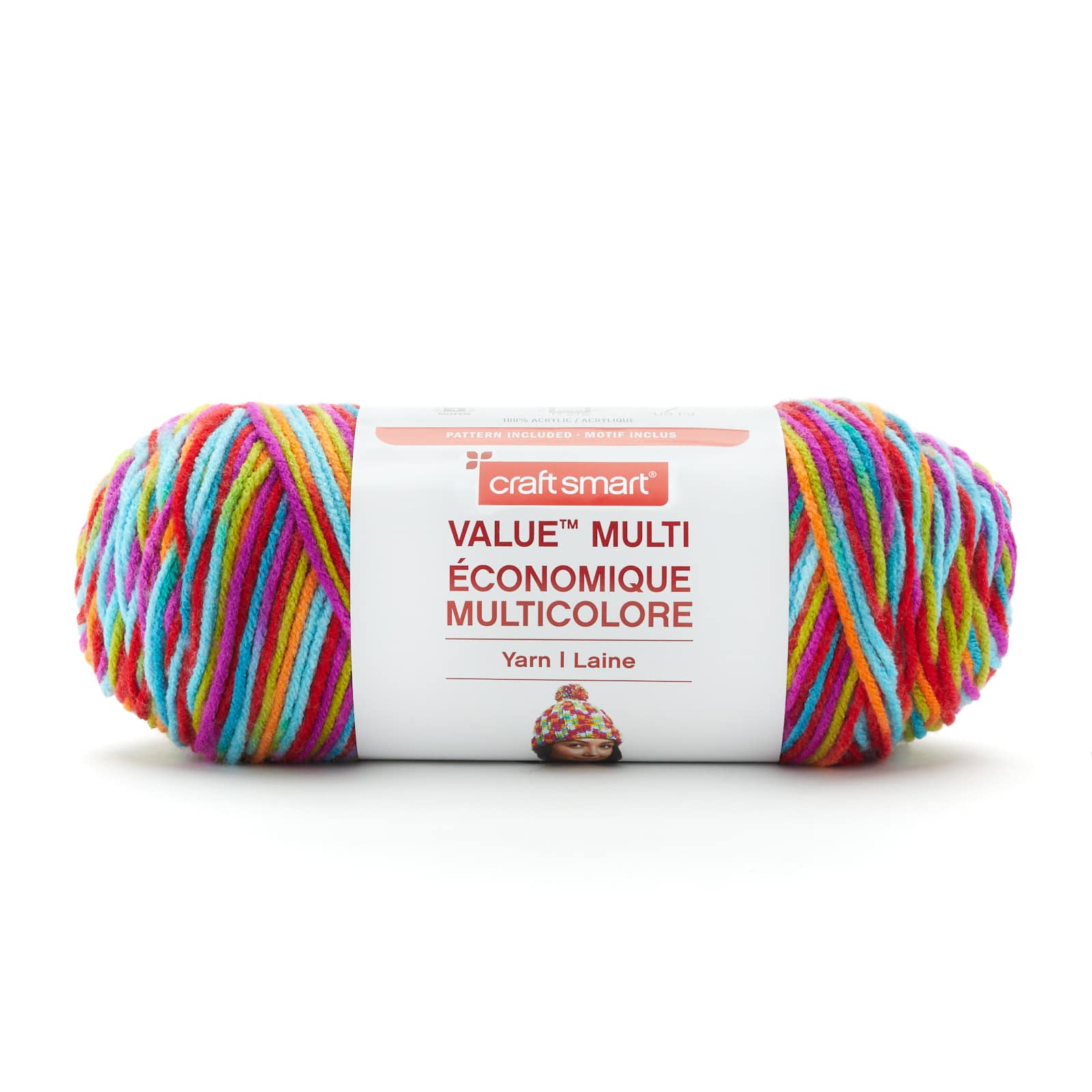 Craft Smart Value Solid Yarn - Orange - 7 oz