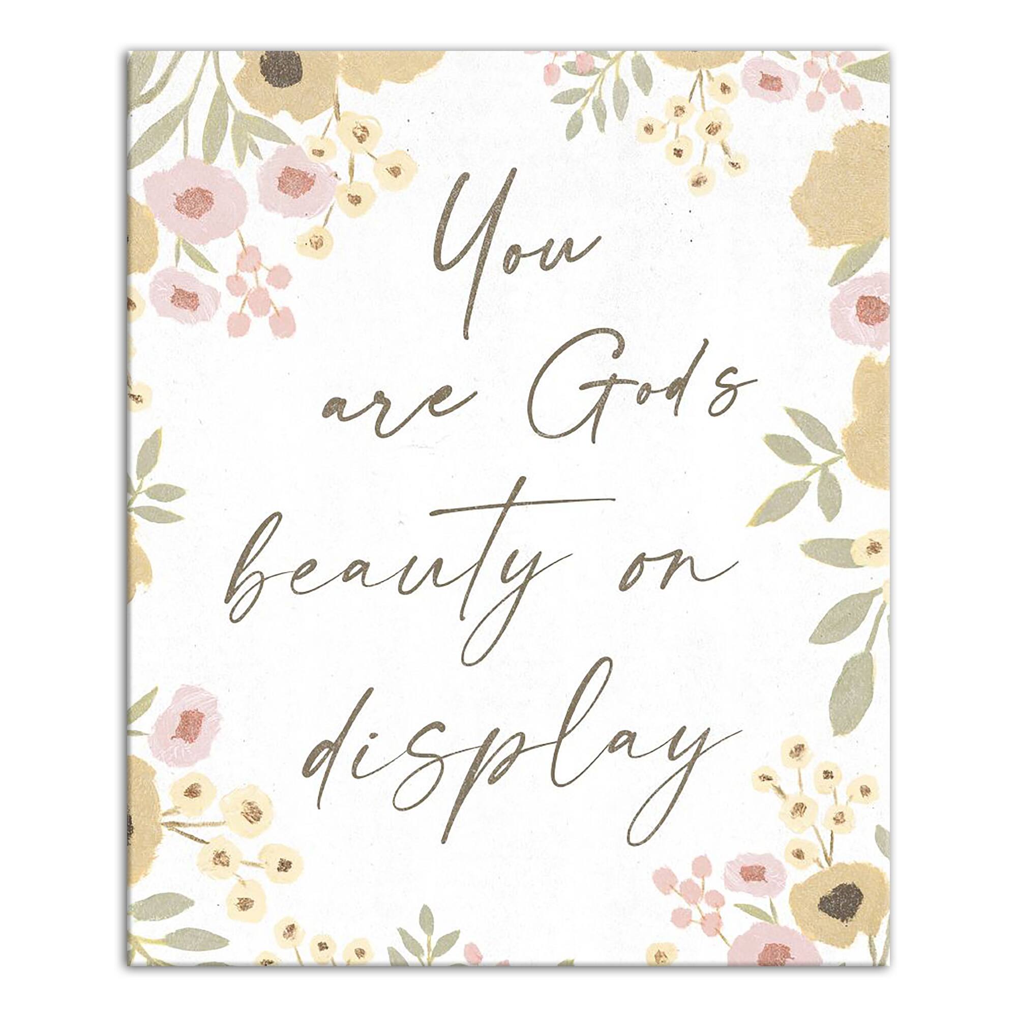 God's Beauty on Display 20" x 24" Canvas Wall Art
