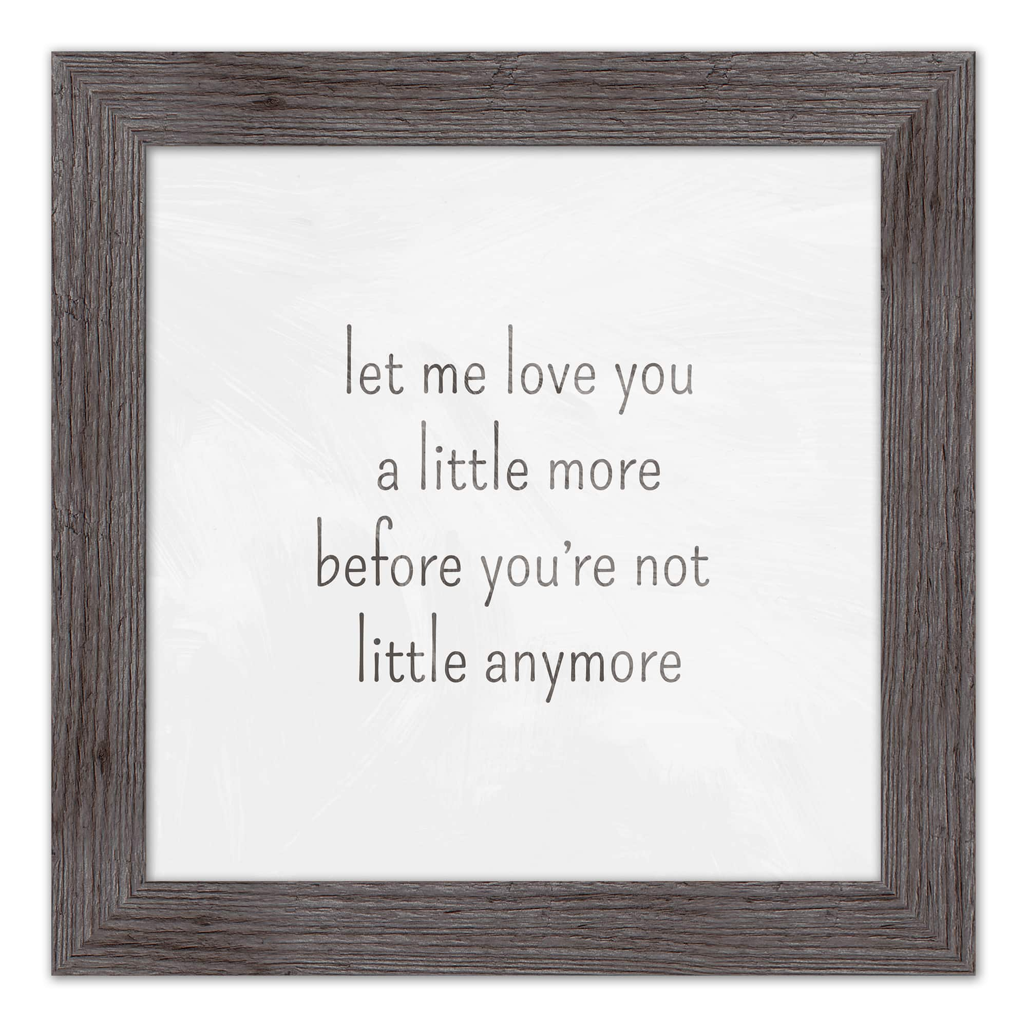 Let Me Love You A Little More Western Framed Print