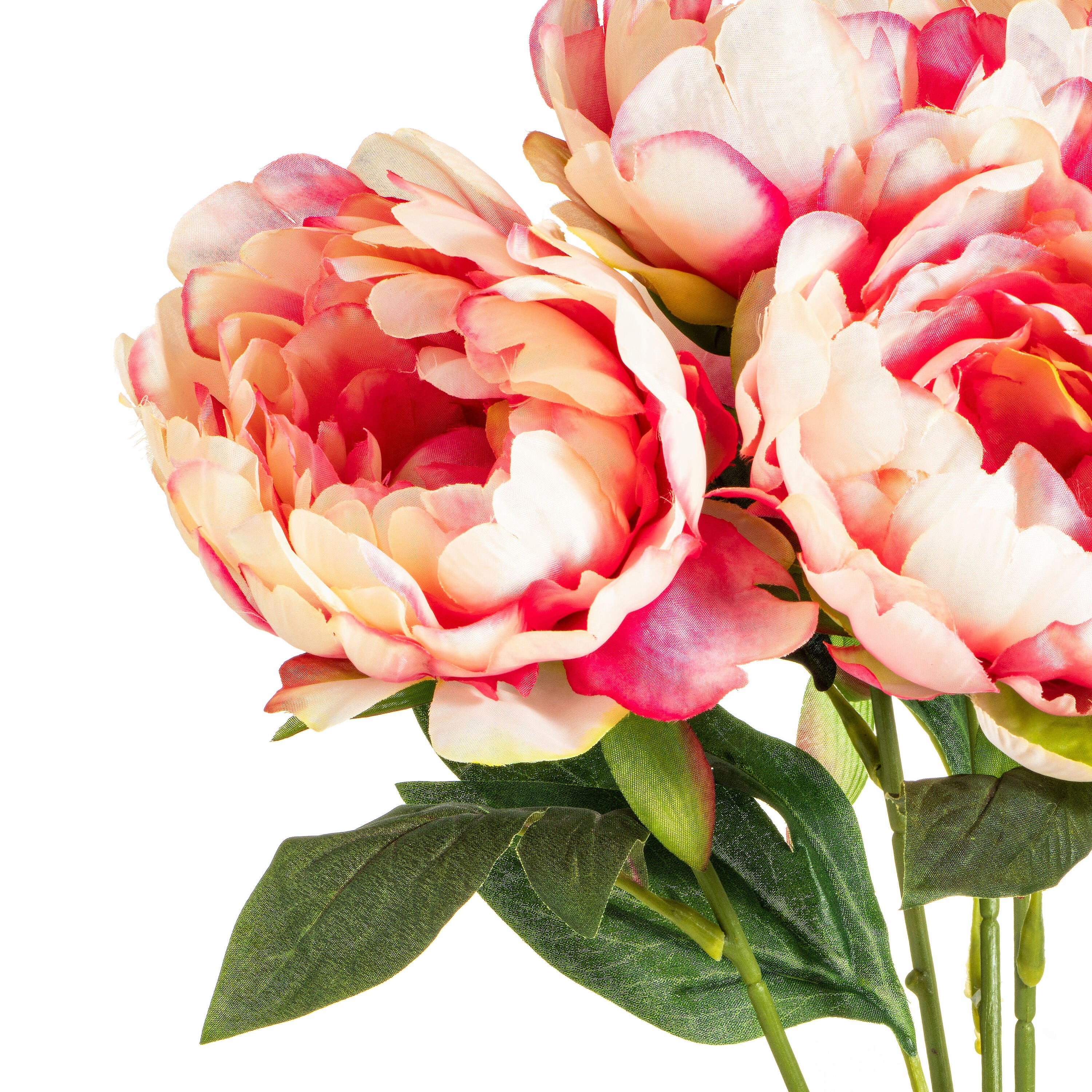 Artificial Pink Peony Bunch