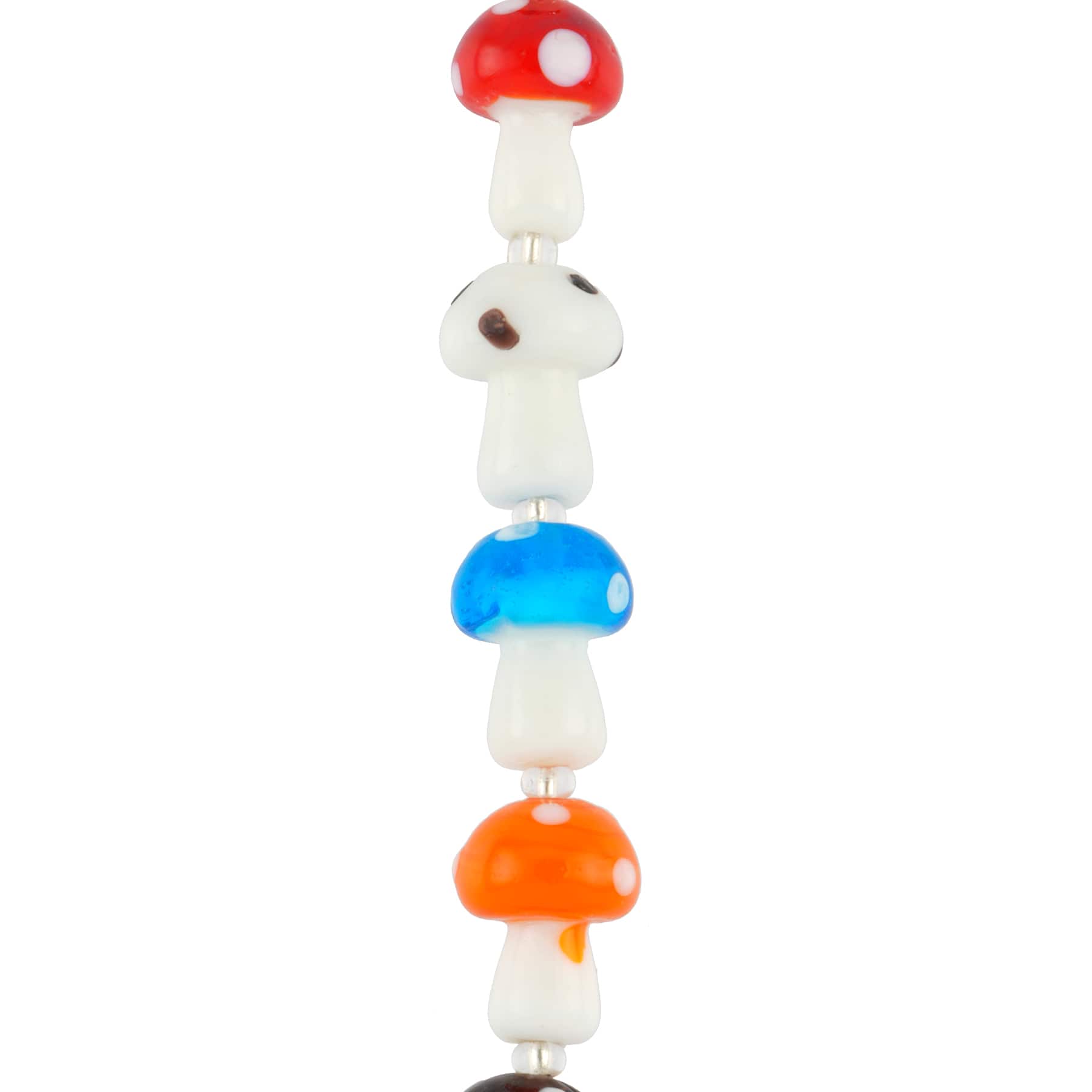 Mushroom Lampwork Glass Bead Mix by Bead Landing&#x2122;