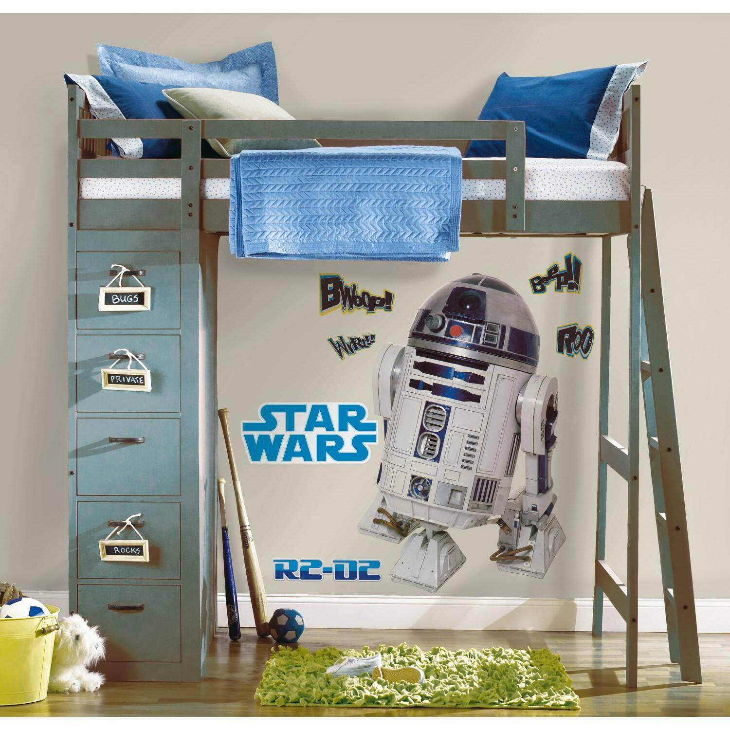 RoomMates Star Wars R2D2 Peel & Stick Giant Wall Decal