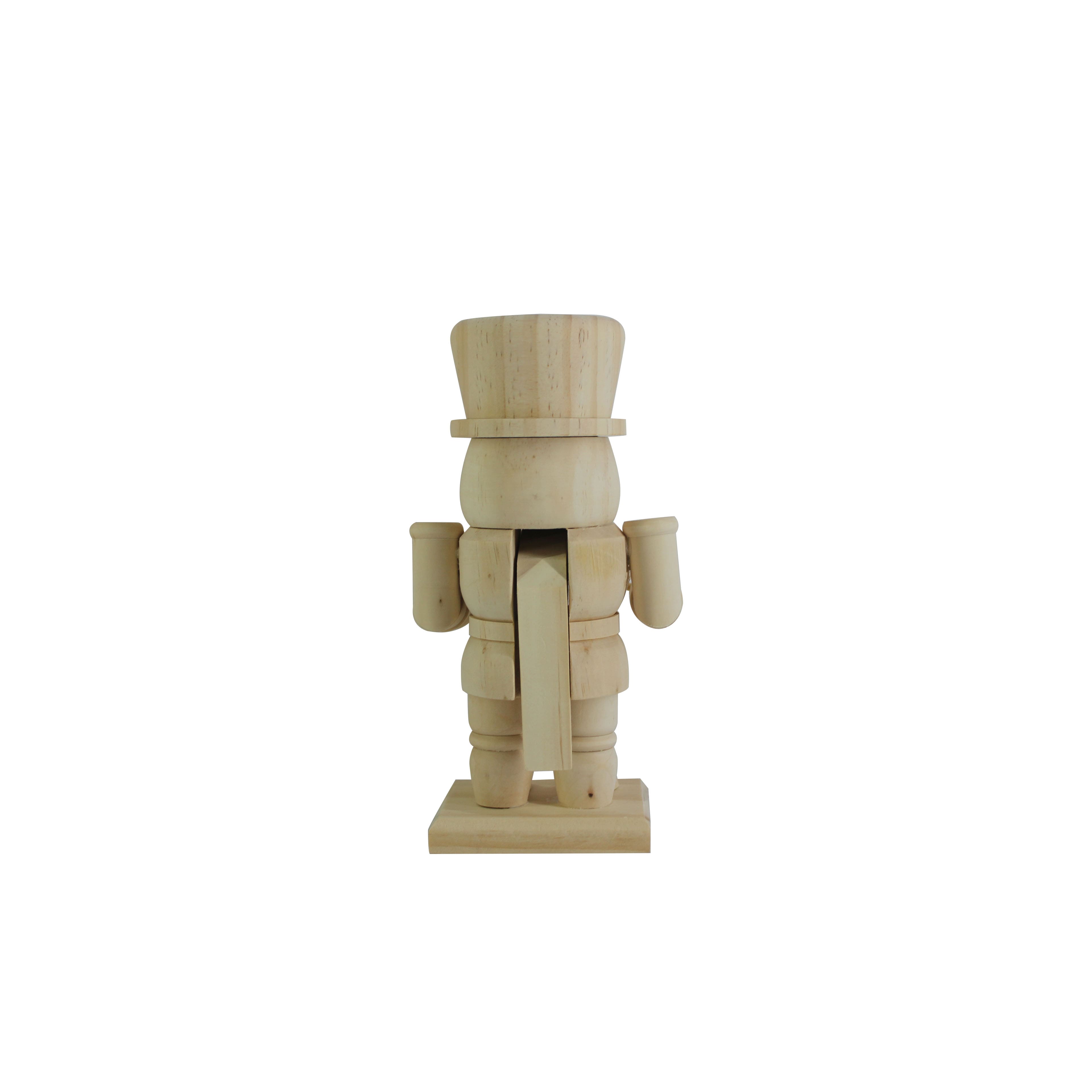 7&#x22; Soldier Drummer DIY Pinewood Nutcracker by Make Market&#xAE;