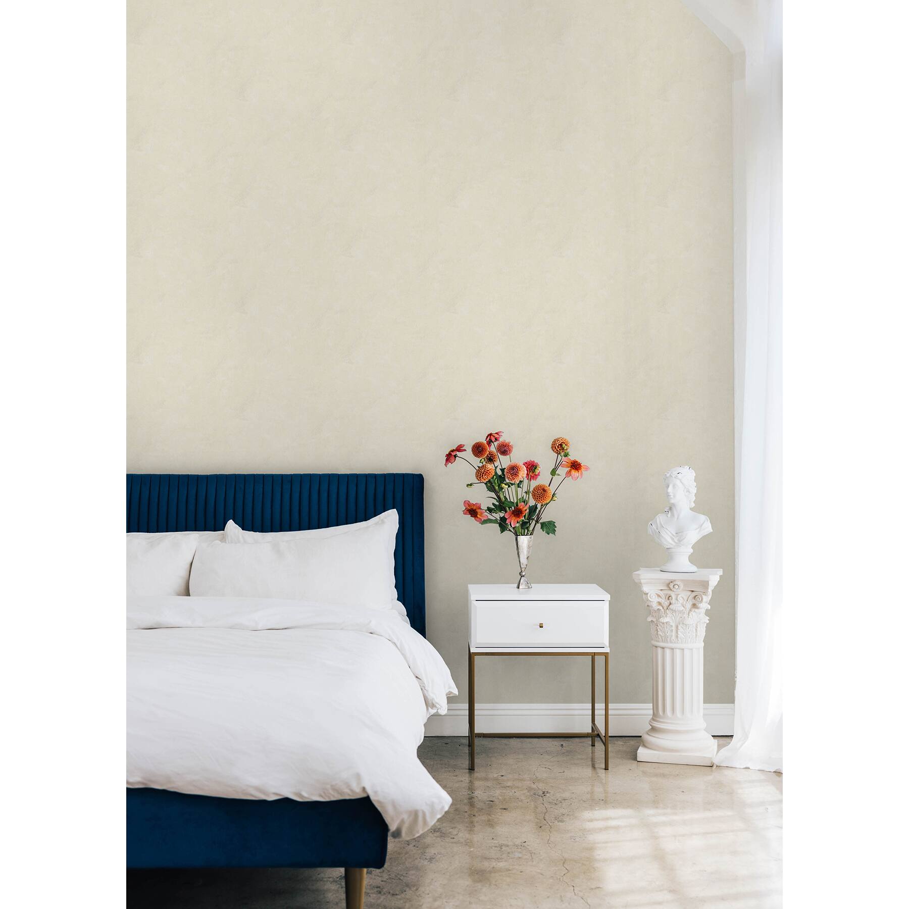 RoomMates Mr. Kate Daphne Limewash Peel &#x26; Stick Wallpaper