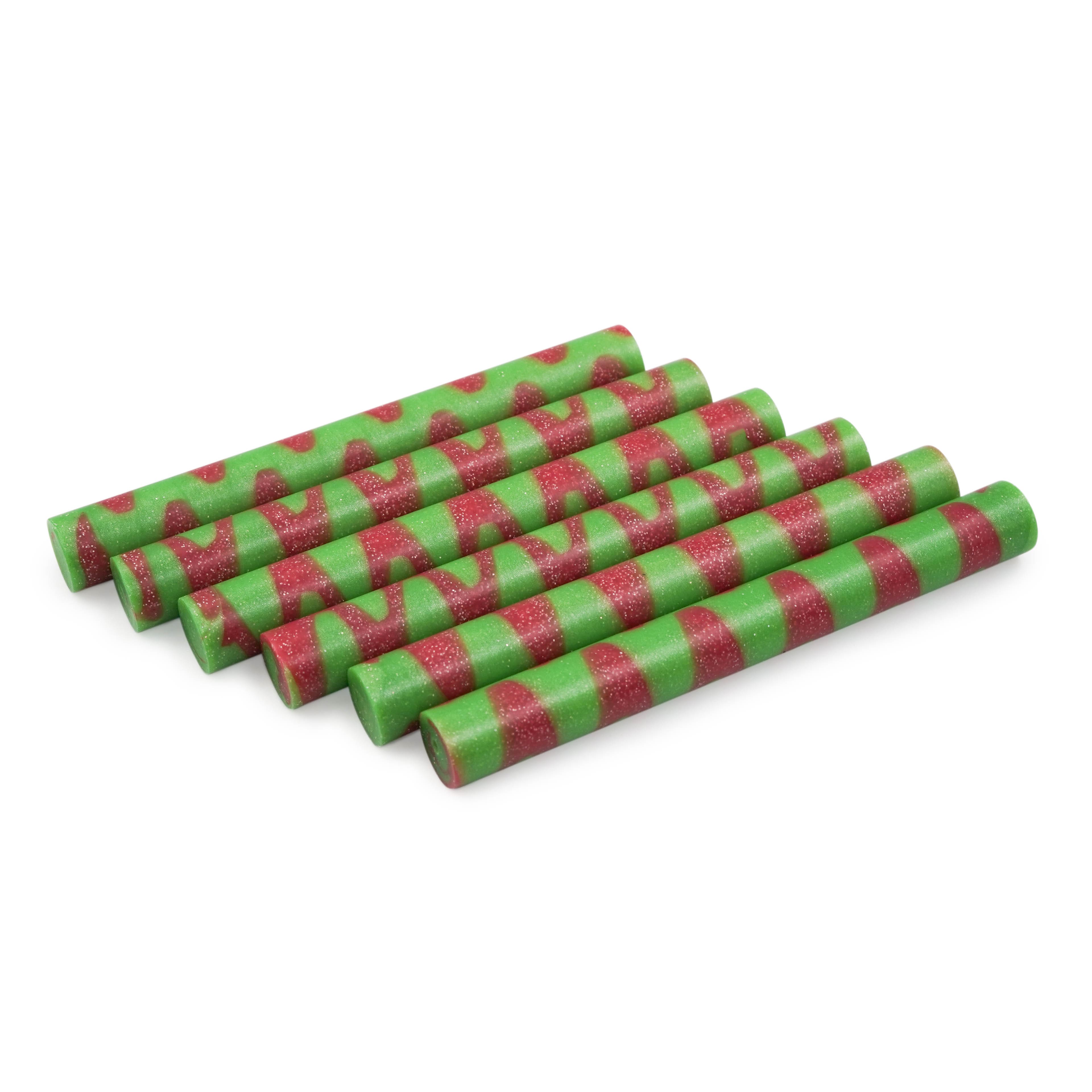 Marbled Red &#x26; Green Sealing Wax Glue Sticks, 6ct. by Recollections&#x2122;