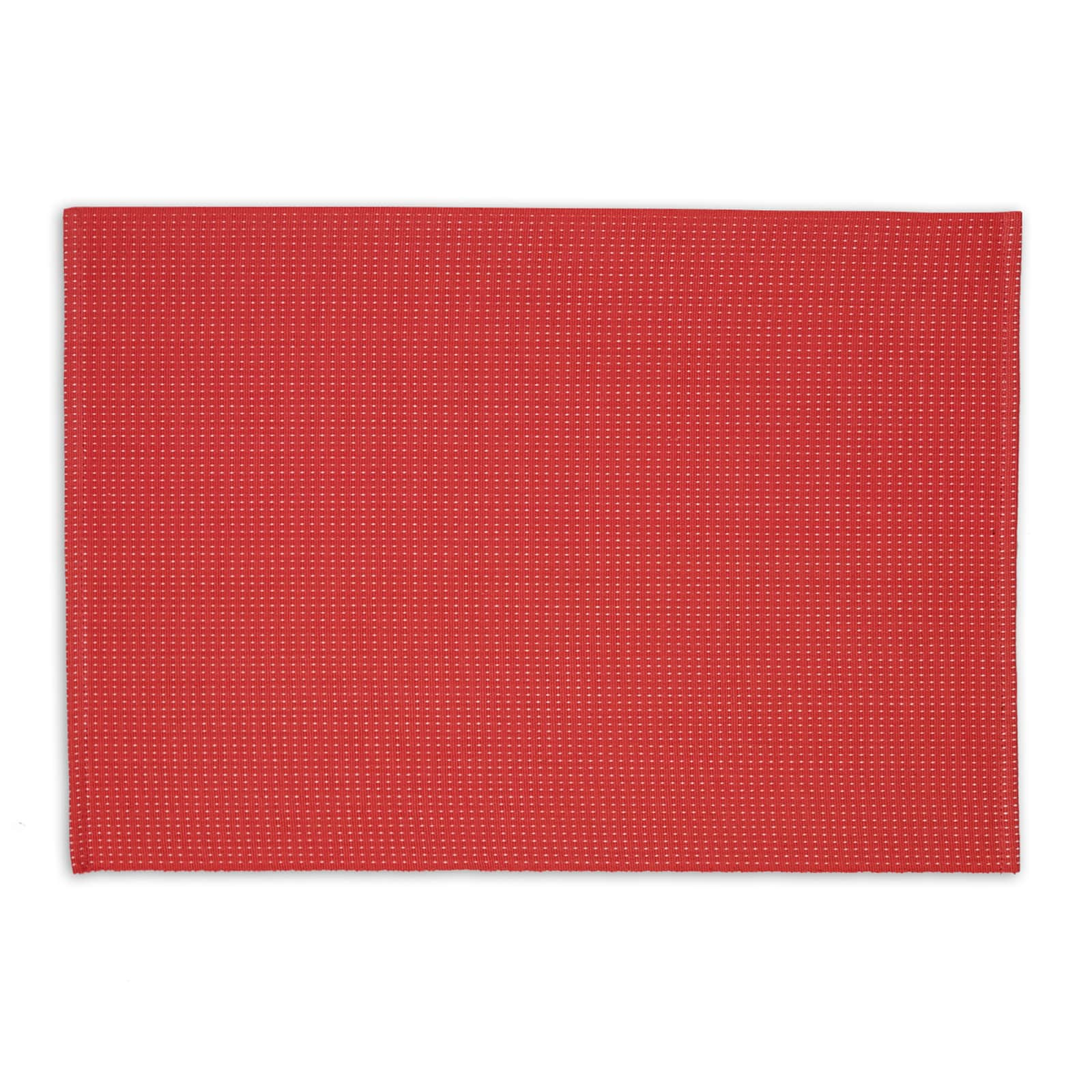 Pink Dobby Dots Placemat Set, 13&#x22; x 19&#x22;, 6 Piece