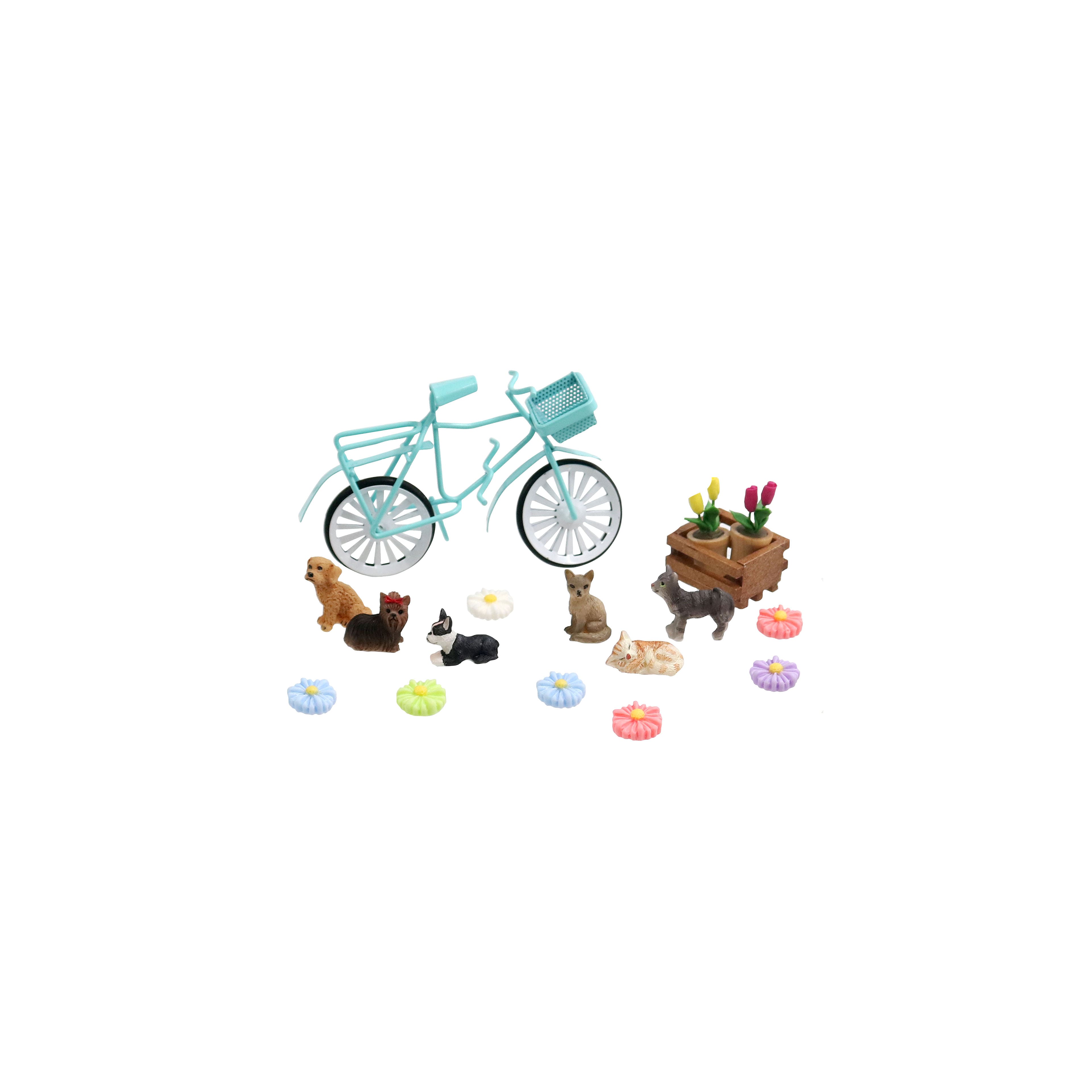 Mini Light Blue Metal Bicycle by Ashland&#xAE;