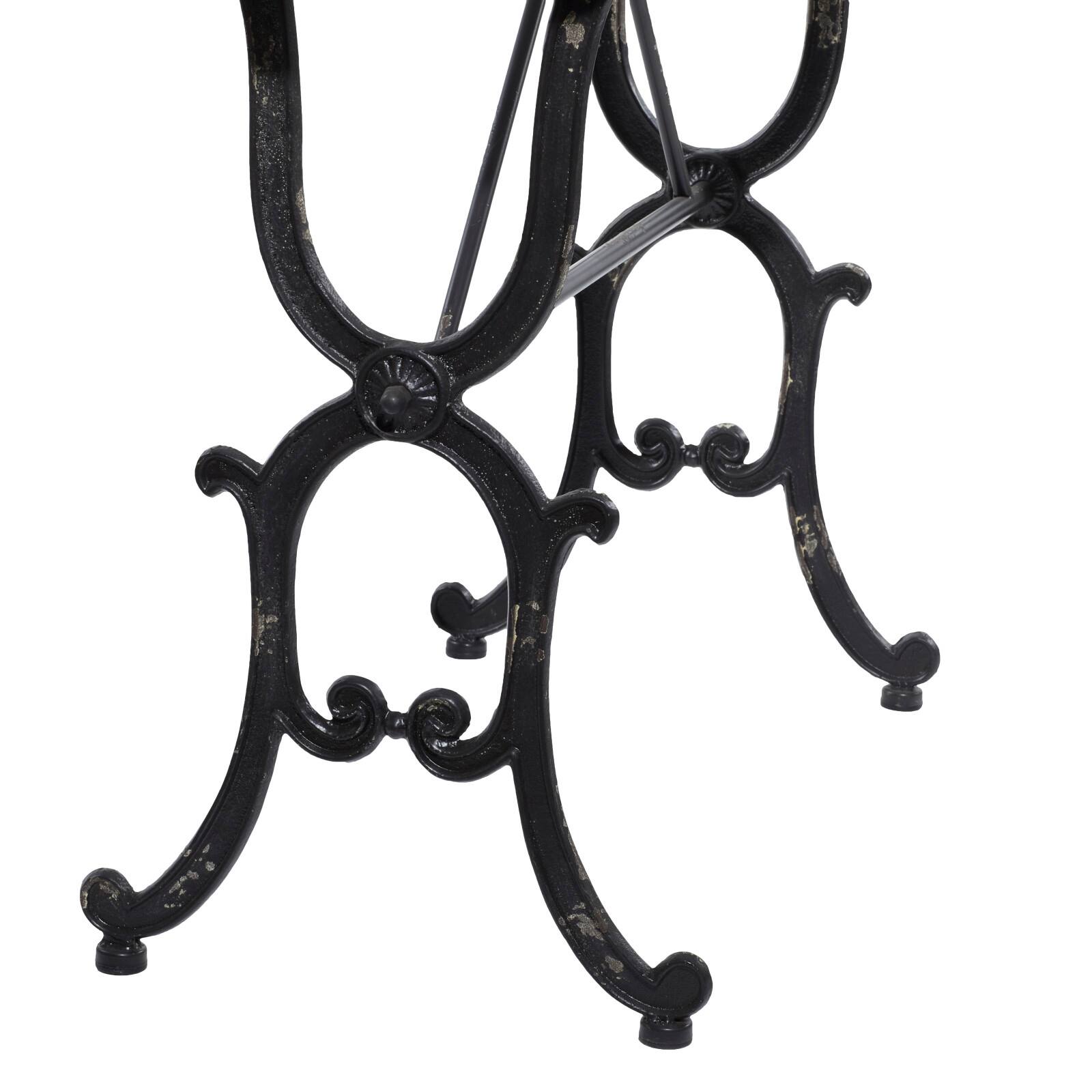 Grey Farmhouse Metal Console Table, 29&#x22; x 45&#x22;