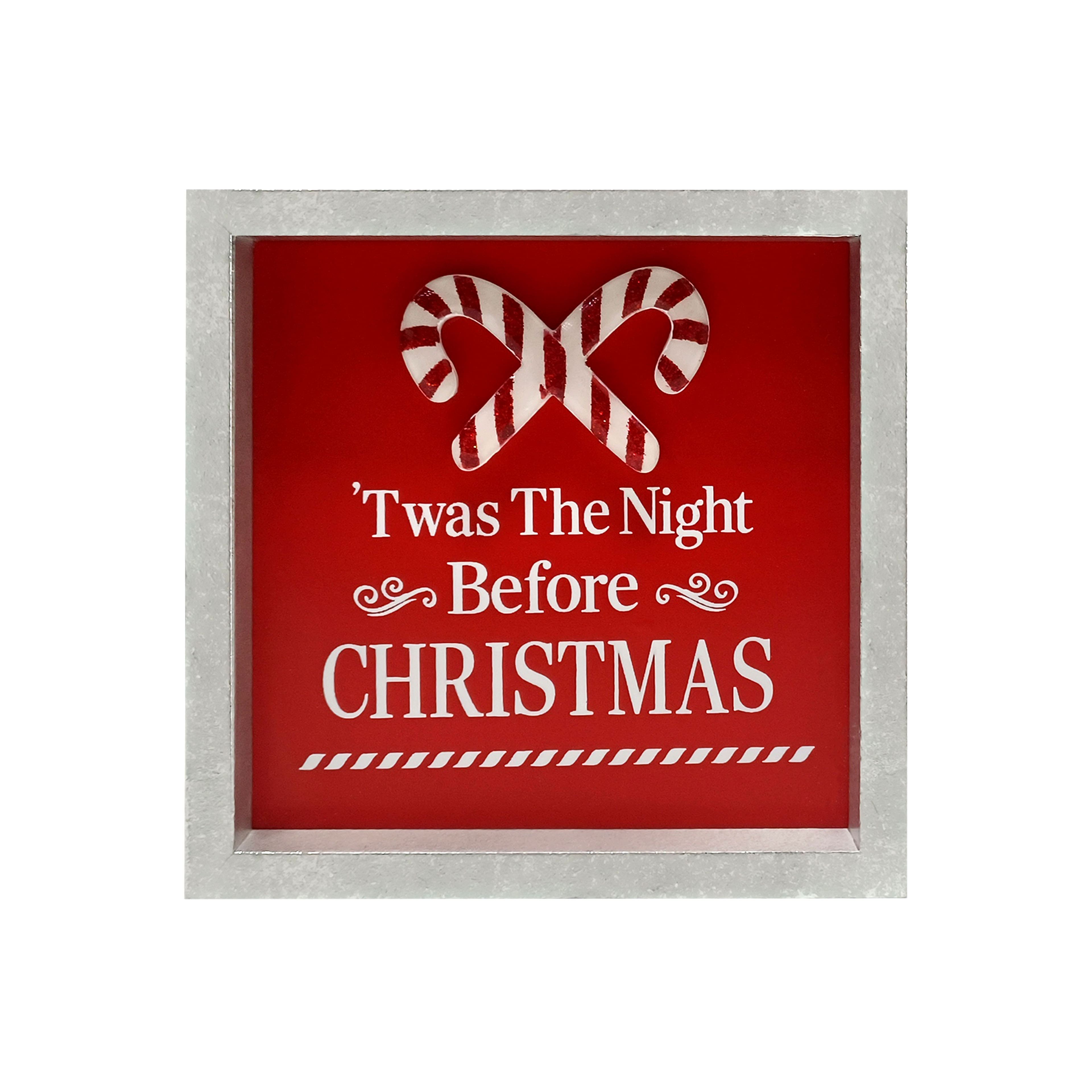 5.5&#x22; Candy Cane Night Before Christmas Tabletop D&#xE9;cor by Ashland&#xAE;