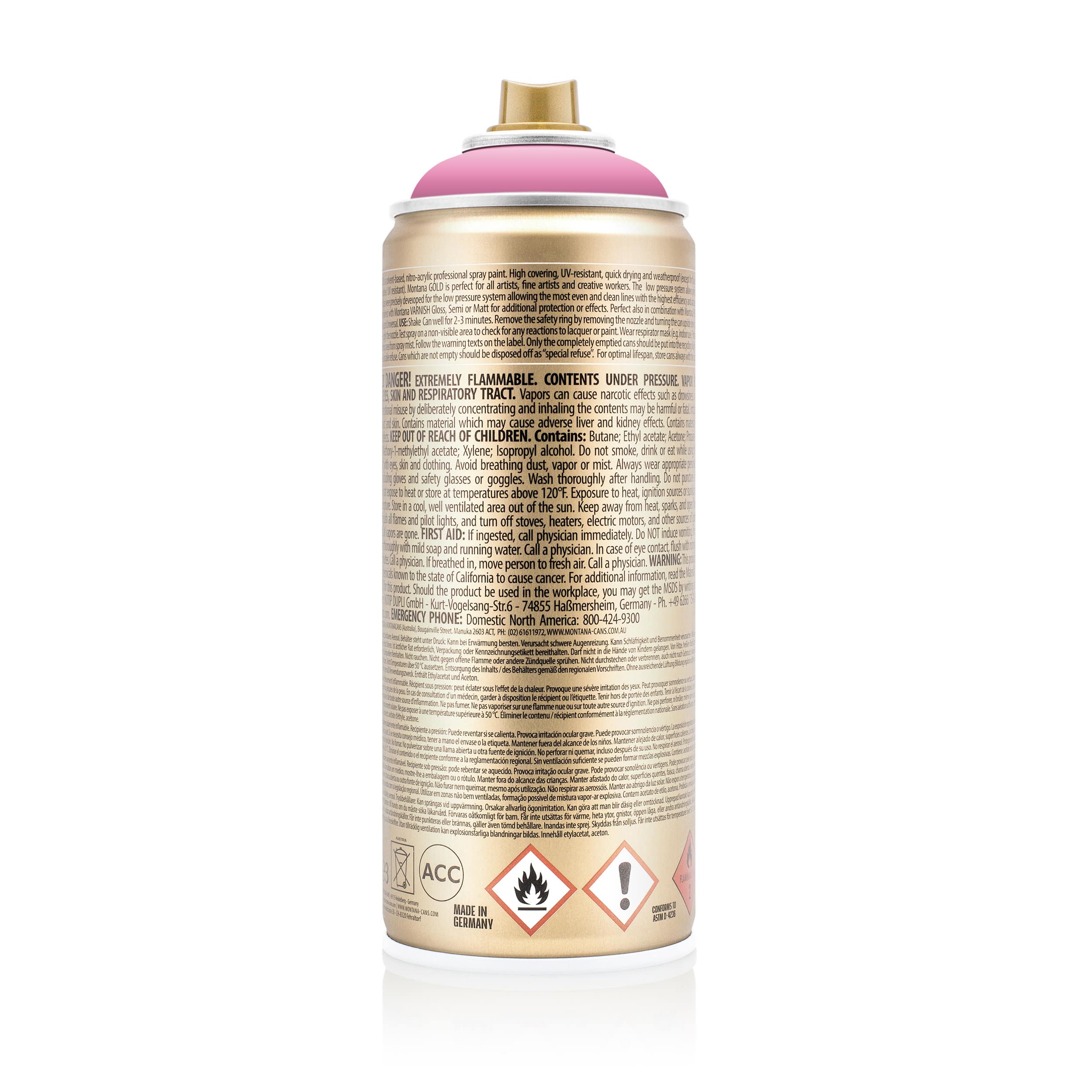 Montana&#x2122; Cans GOLD Shock Color Spray Paint, 400mL