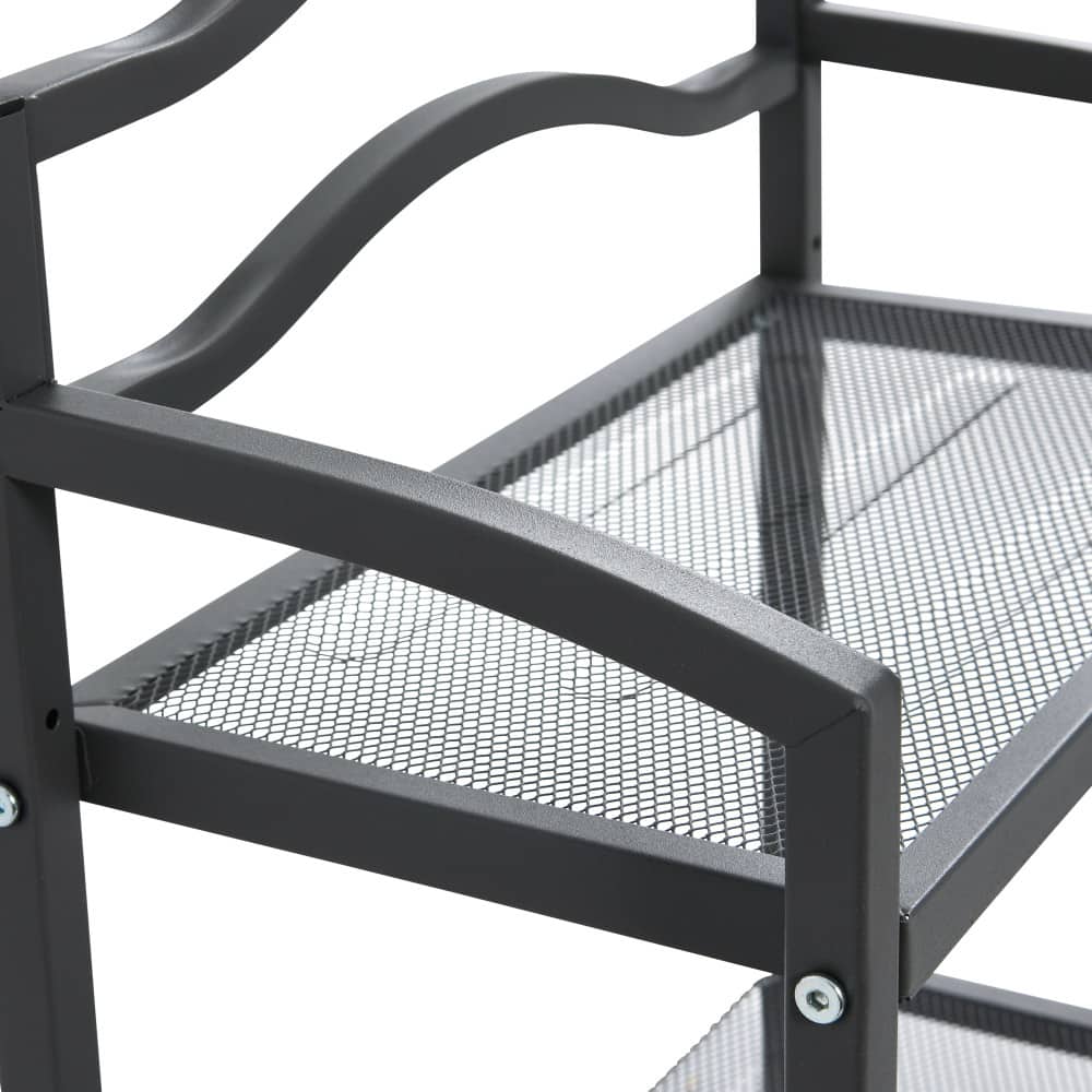 Household Essentials 2-Tier Metal Wall Mount Bathroom Shelf