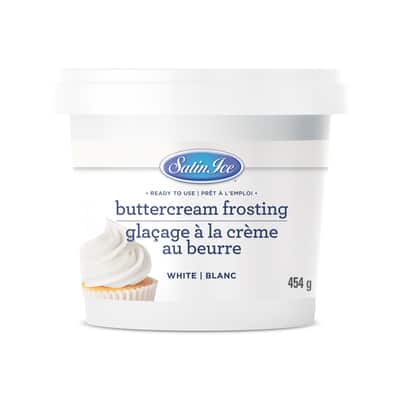 Satin Ice® White Buttercream Frosting, 1lb. image