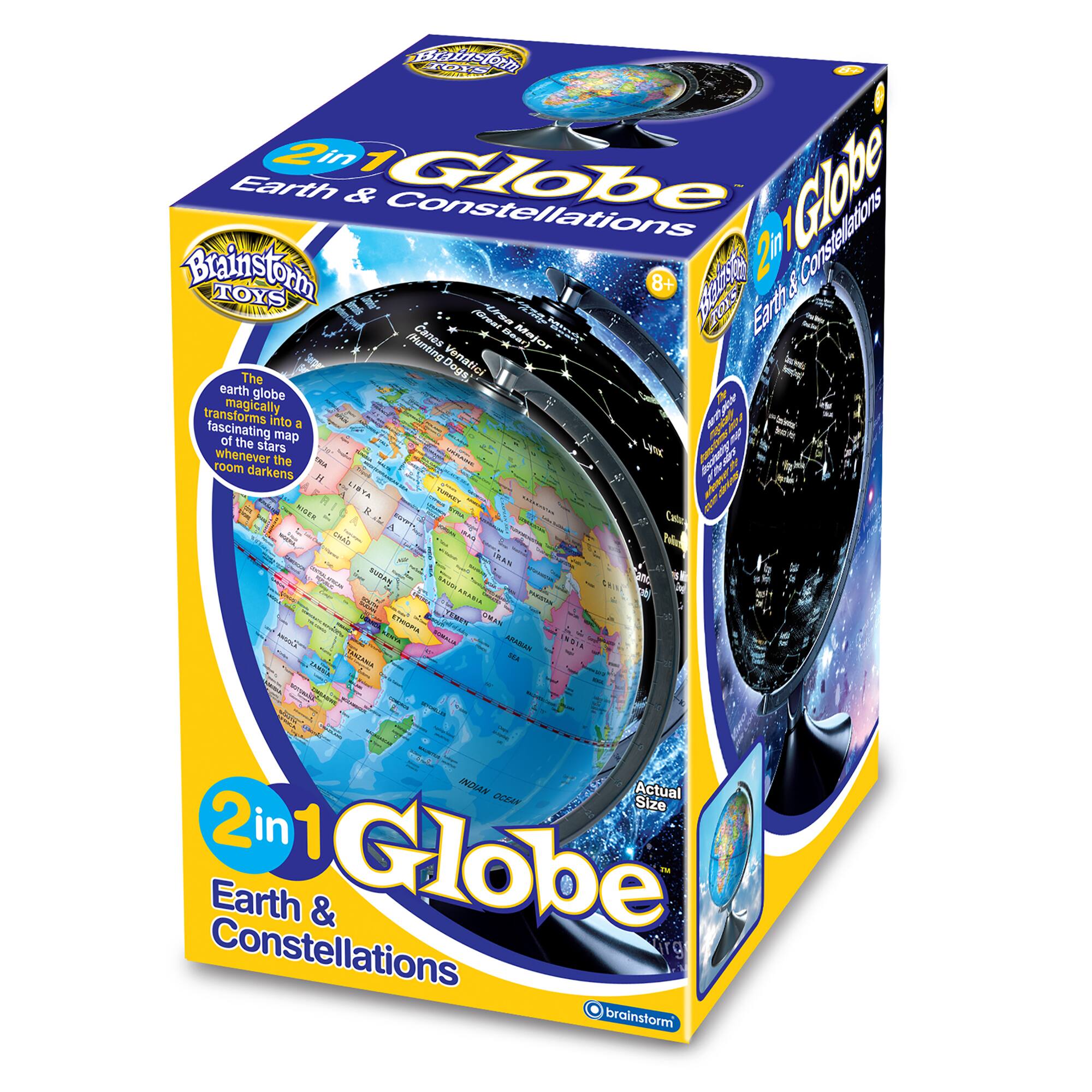 Brainstorm&#xAE; STEM 2-in-1 Globe Earth &#x26; Constellations