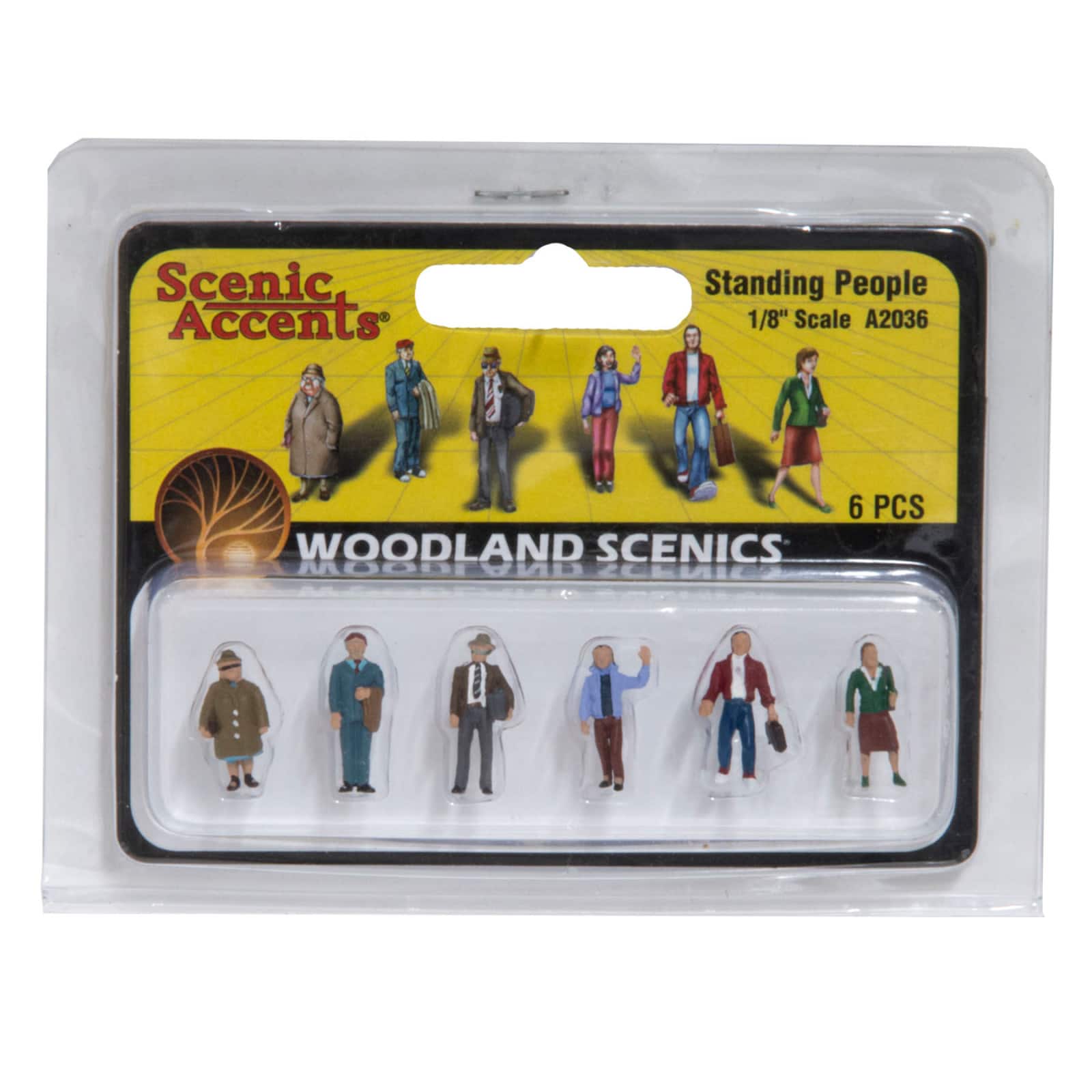 Woodland Scenics&#xAE; 1/8&#x22; Standing People Scale Figures 