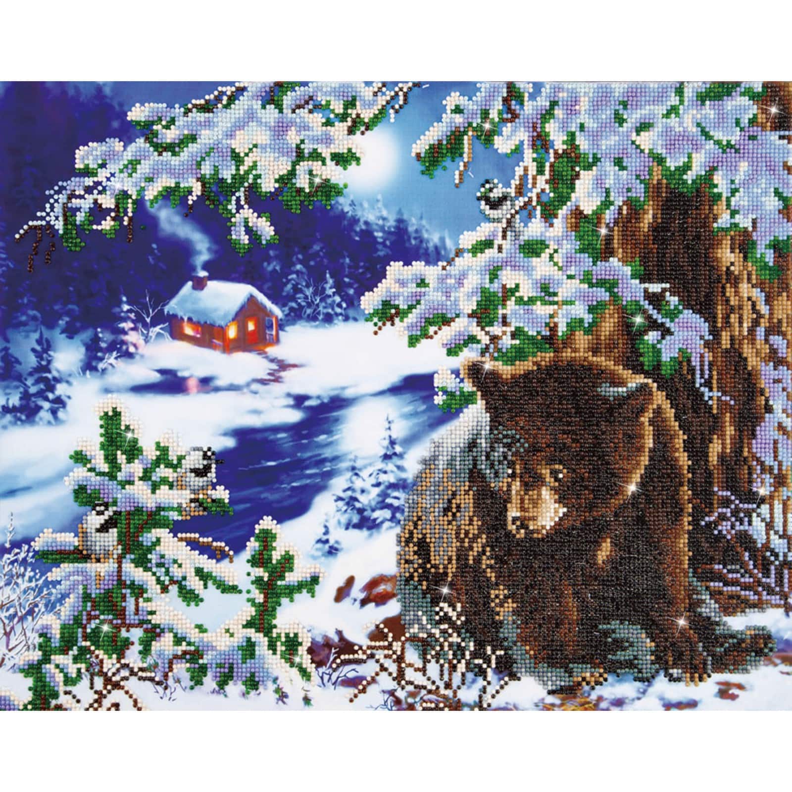 Diamond Dotz® Intermediate Rambling Bear Diamond Facet Art Kit
