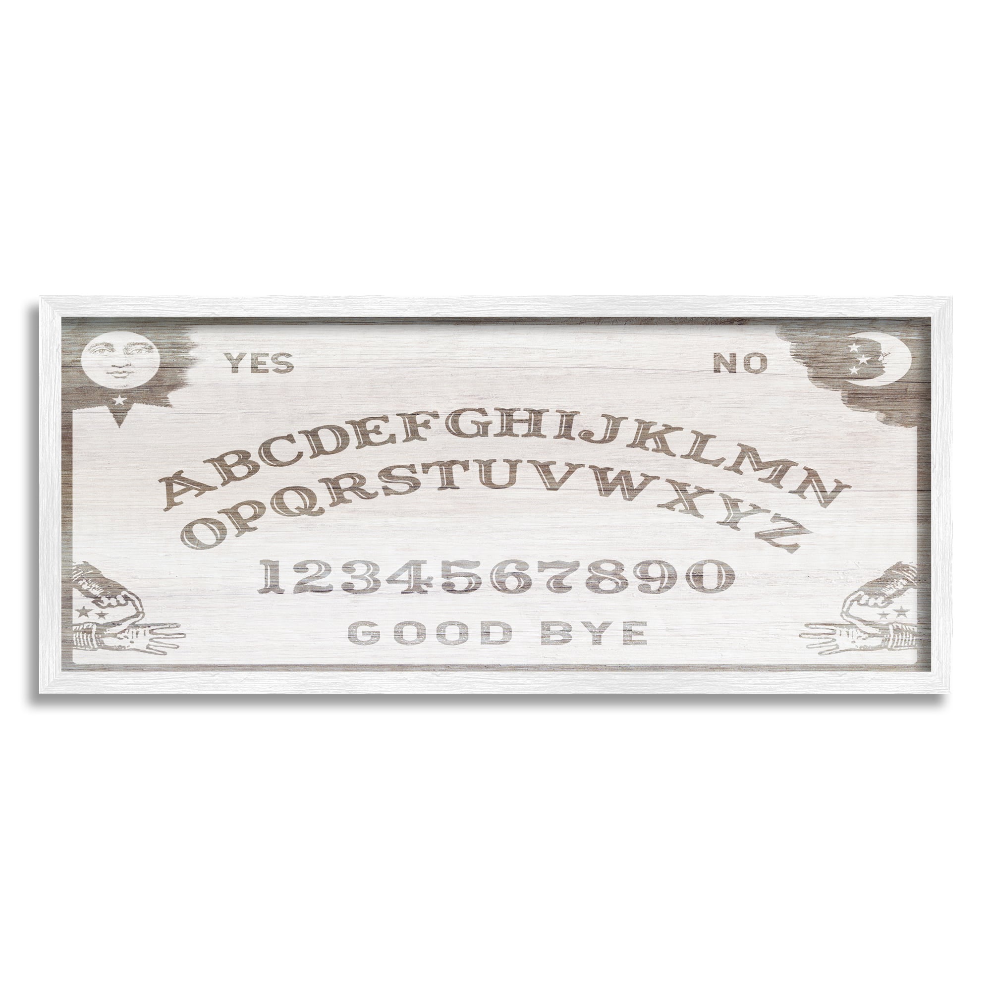 Stupell Industries Spooky Vintage Ouija Board Framed Giclee Art