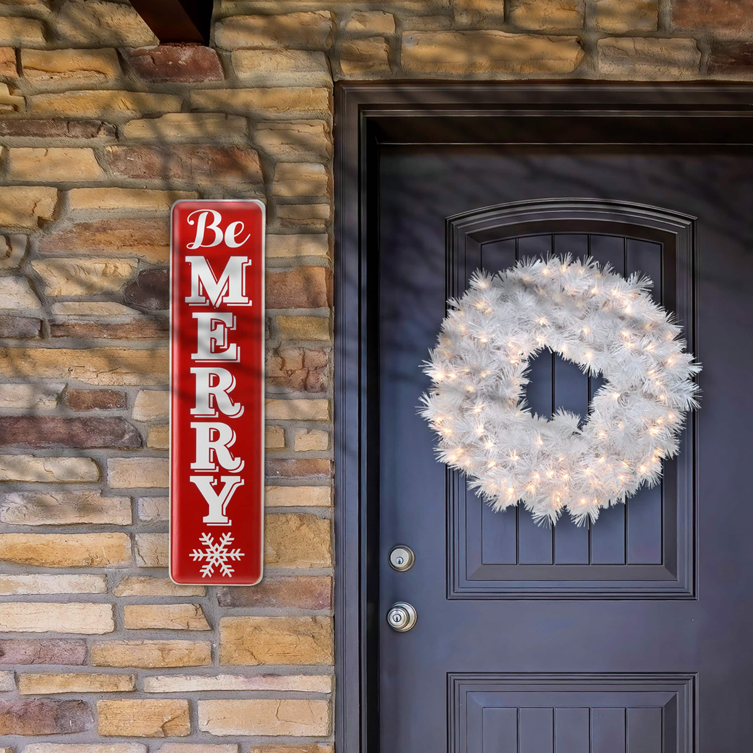 31" Be Merry Holiday Wall Sign