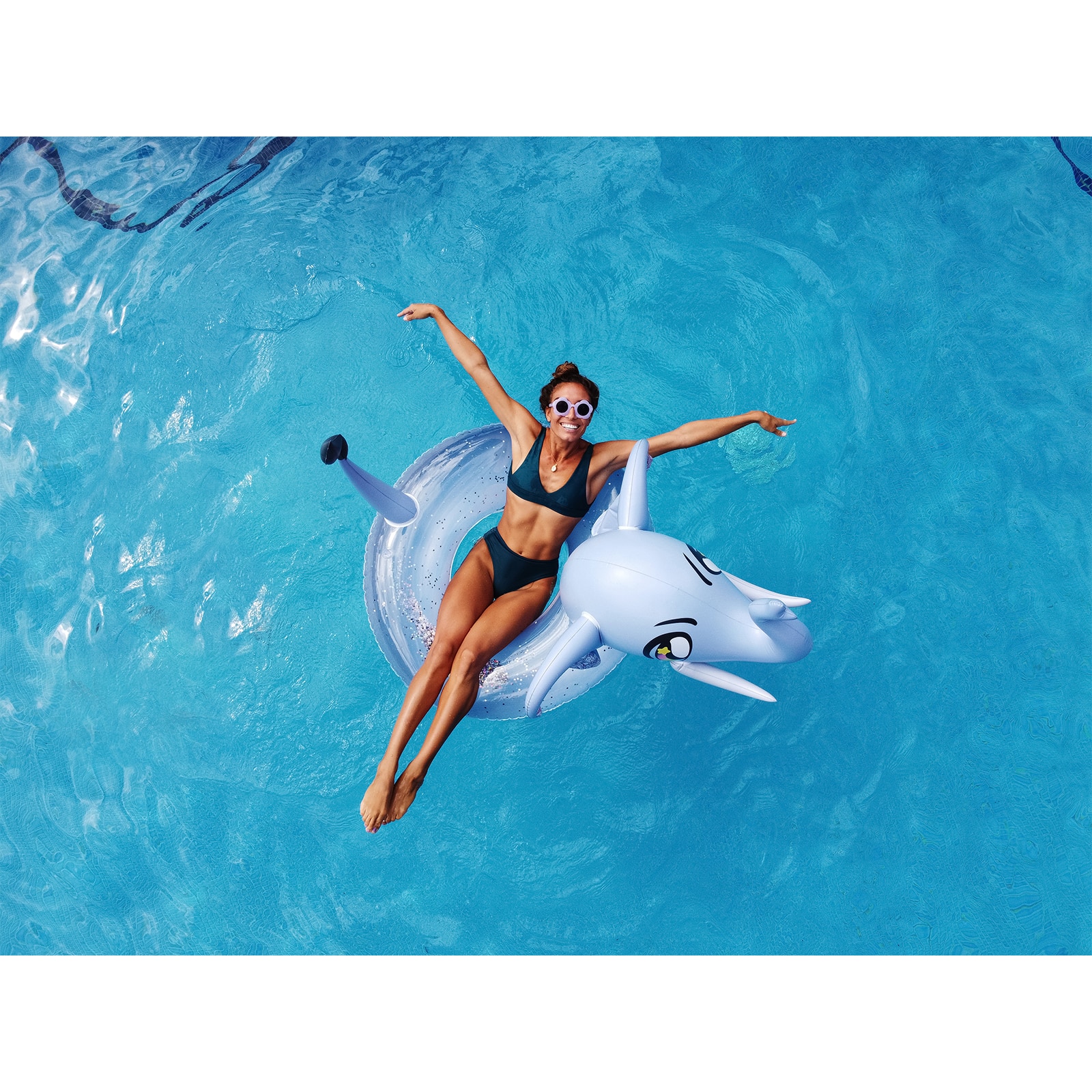 PoolCandy Glitterfied® Elephant Jumbo Pool Tube