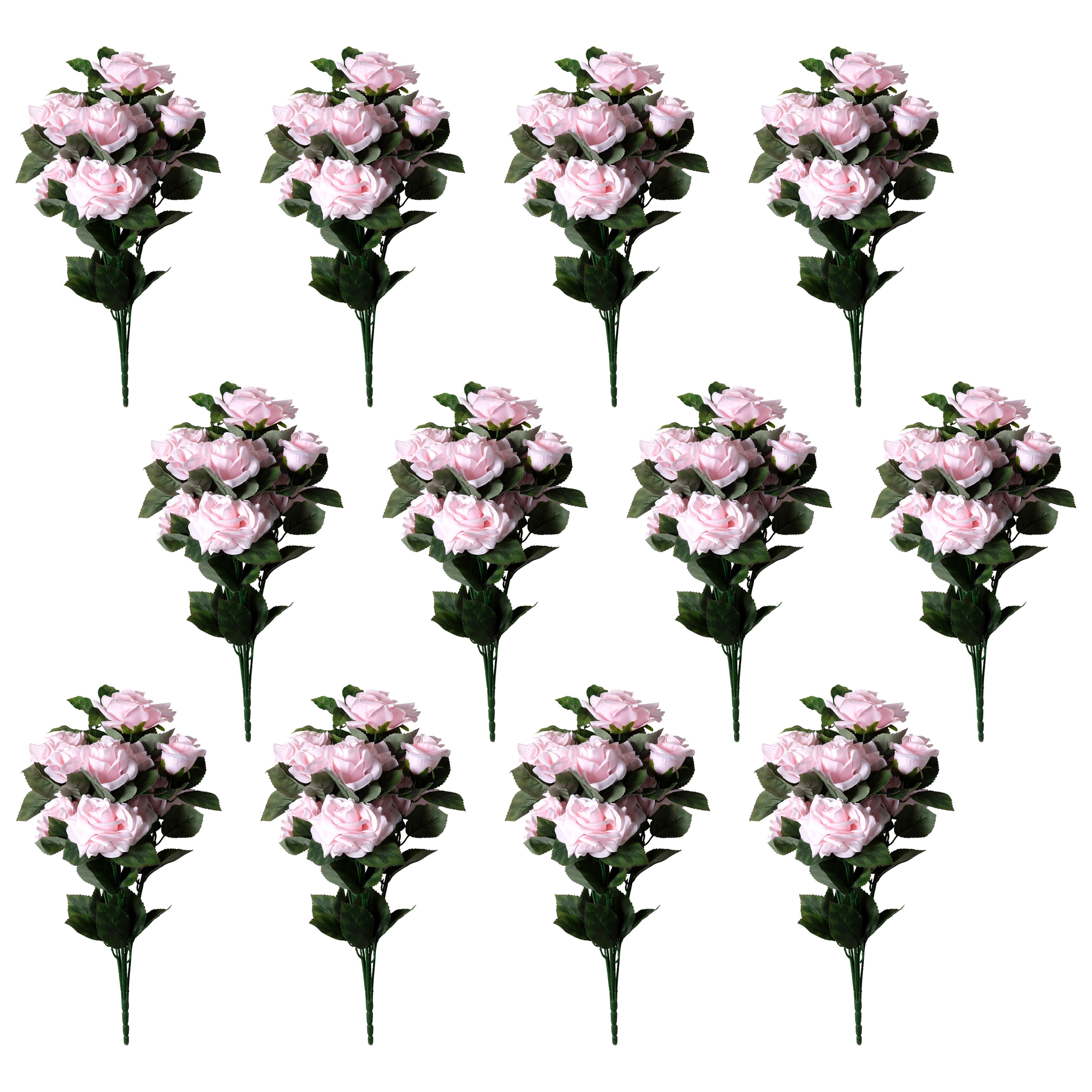 12 Pack: Pink Rose Bush by Ashland®