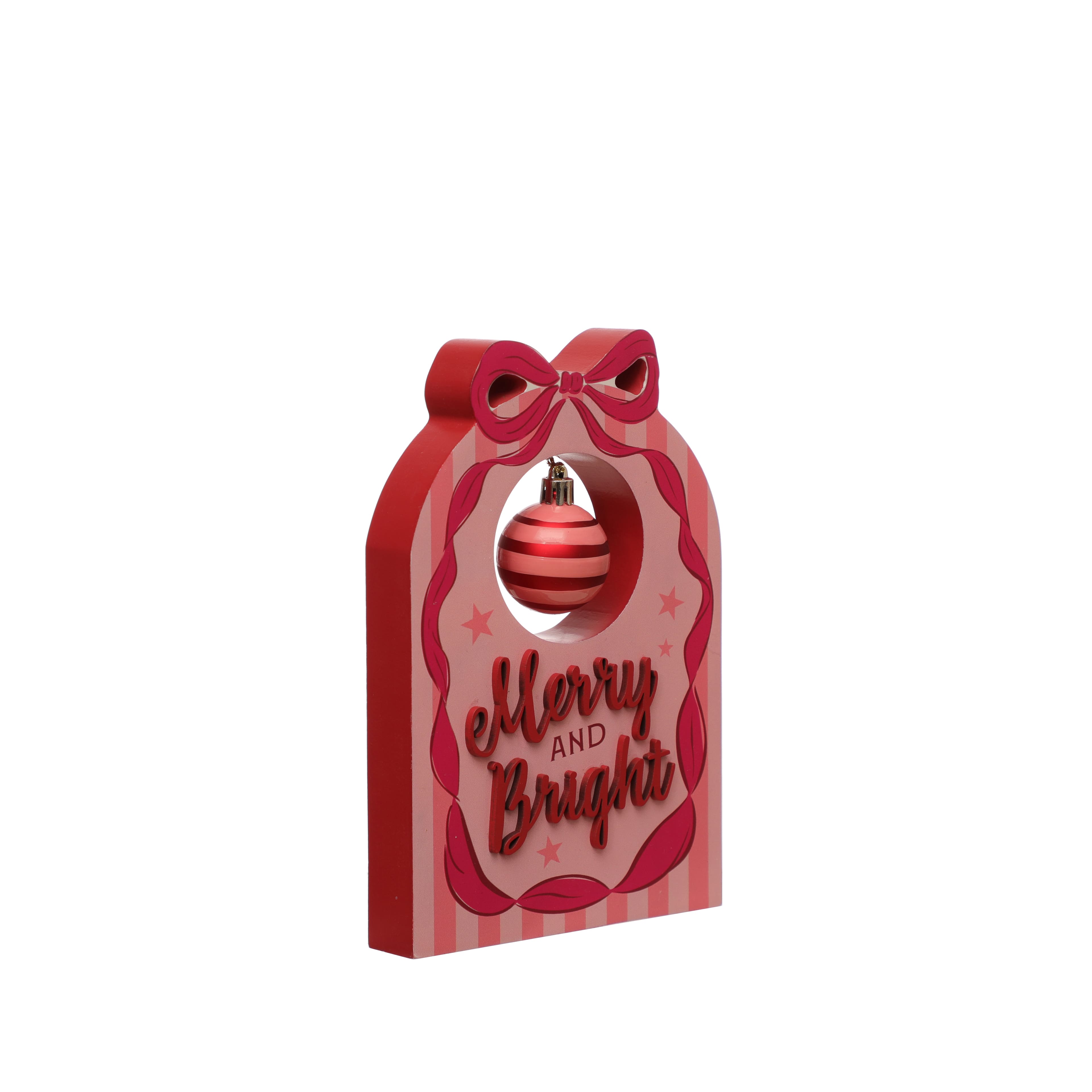 8&#x22; Merry &#x26; Bright Hanging Ornament Tabletop D&#xE9;cor by Ashland&#xAE;