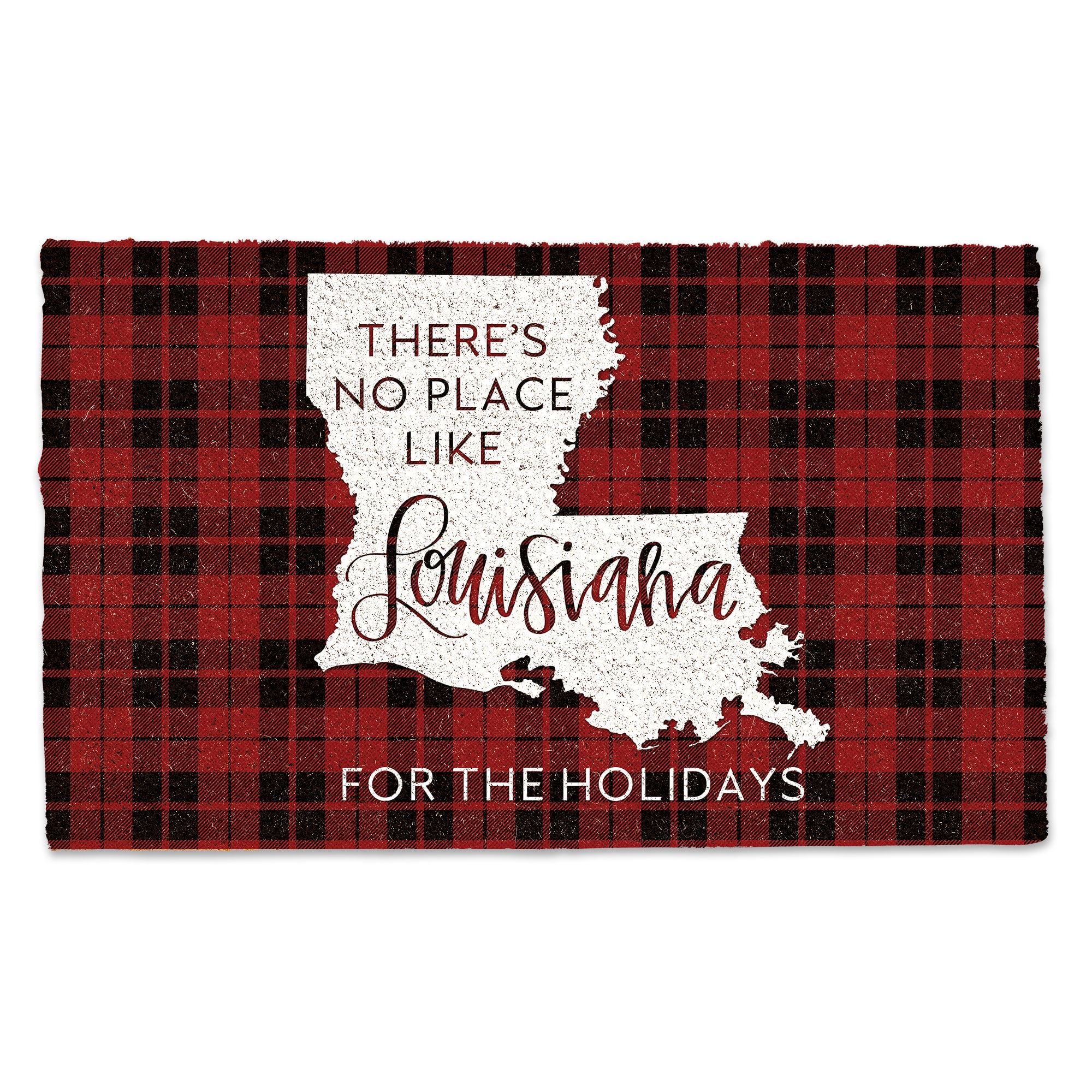 Louisiana For the Holidays Doormat