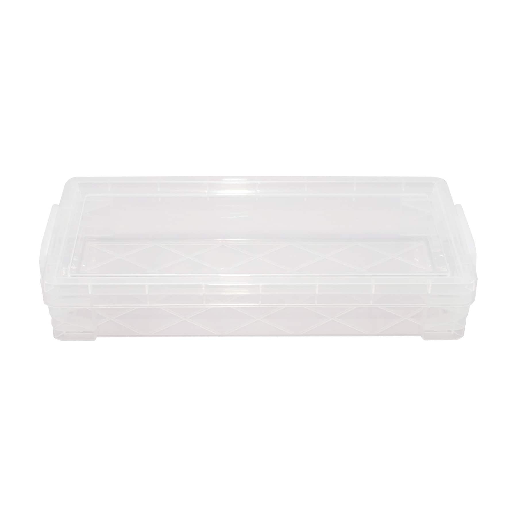 Super Stacker® Clear Stackable Pencil Box