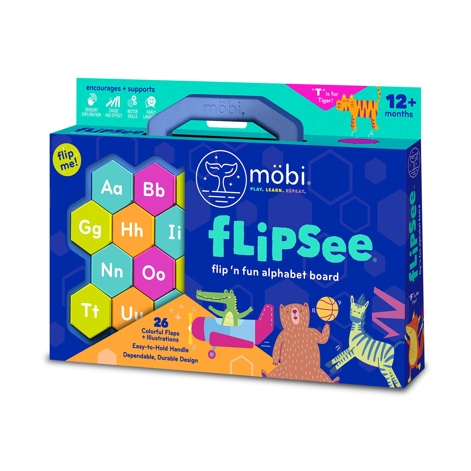 Mobi FlipSee Colorful Alphabet Learning Board Kit