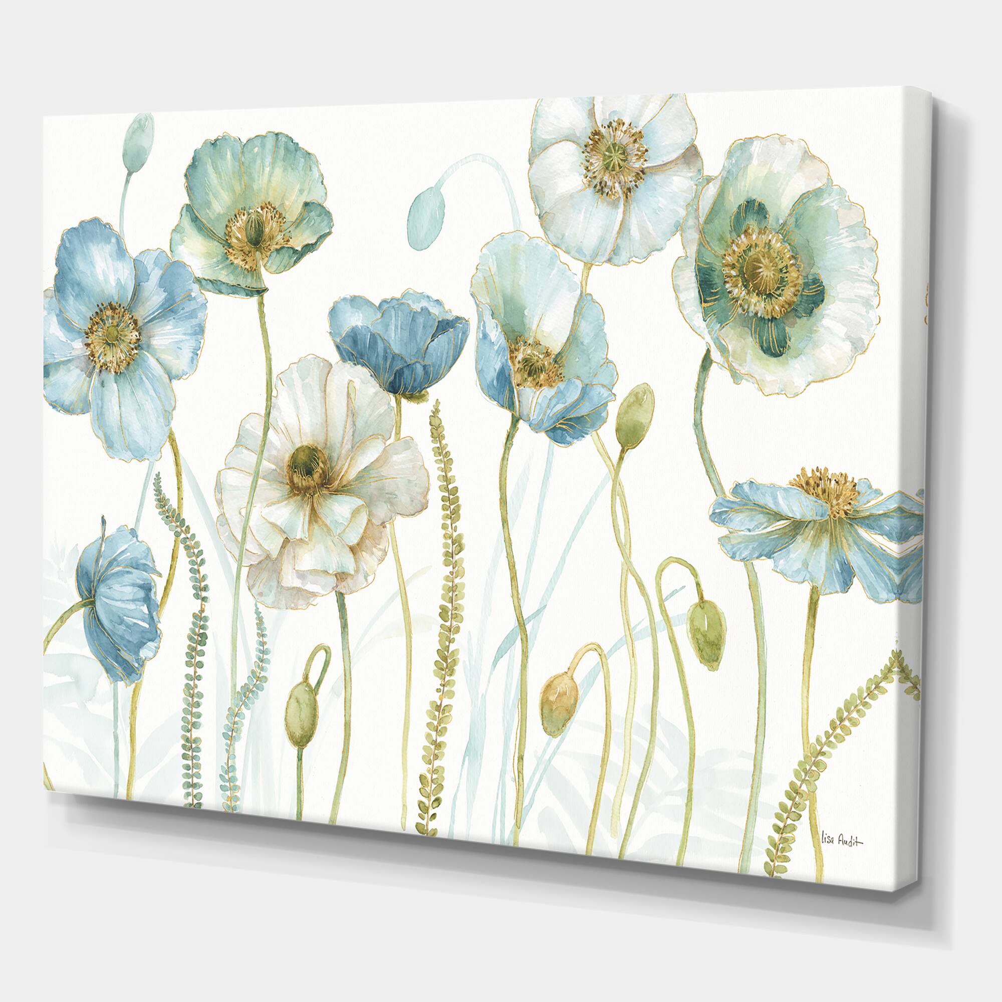 Designart - My Greenhouse Cottage Flowers IV - Traditional Gallery-wrapped Canvas